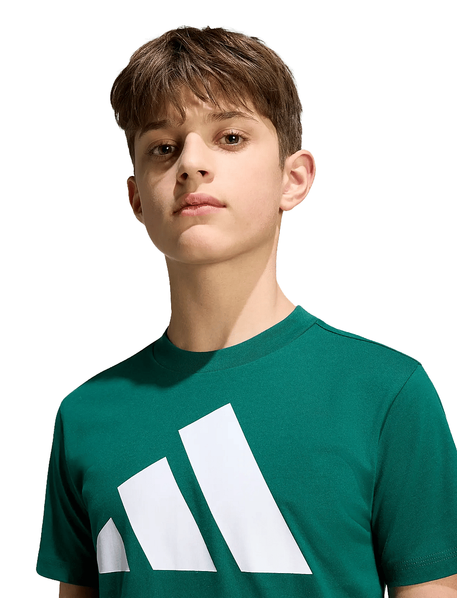 adidas Sportswear - J BL TEE 160 - sportoberteile - cgreen/white - 3