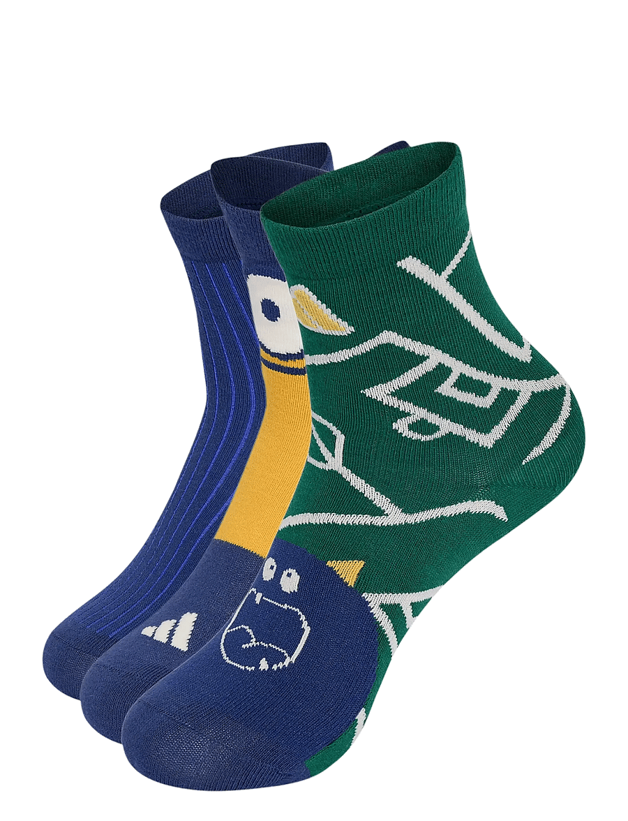 adidas Sportswear - LK TRNSTR 3PP - sokid - dkblue/cgreen/dkblue - 0