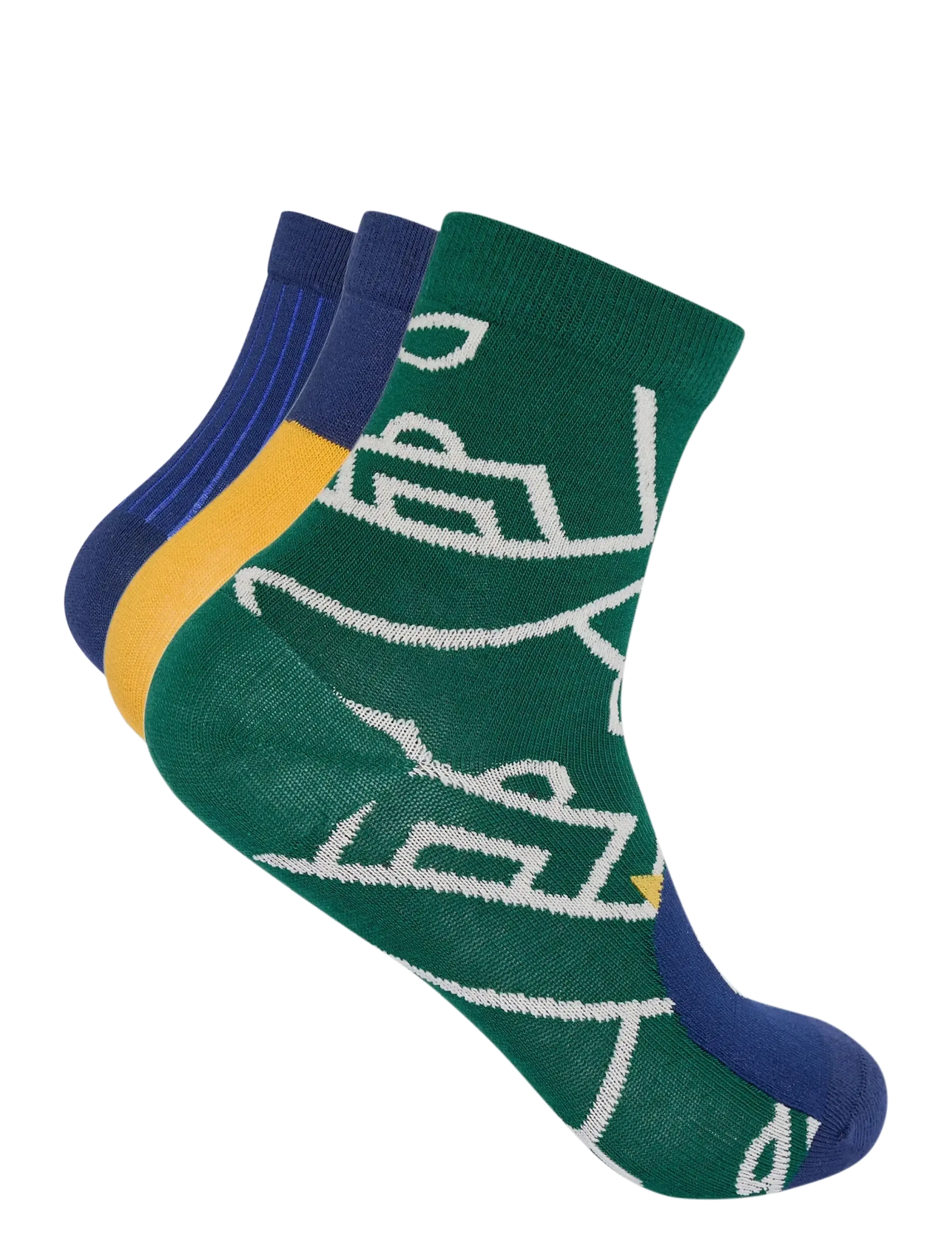 adidas Sportswear - LK TRNSTR 3PP - sokid - dkblue/cgreen/dkblue - 1