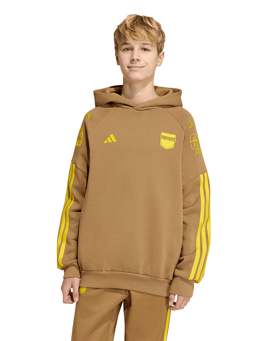 adidas Sportswear - J FN HD - hoodies - brndes/yellow - 4