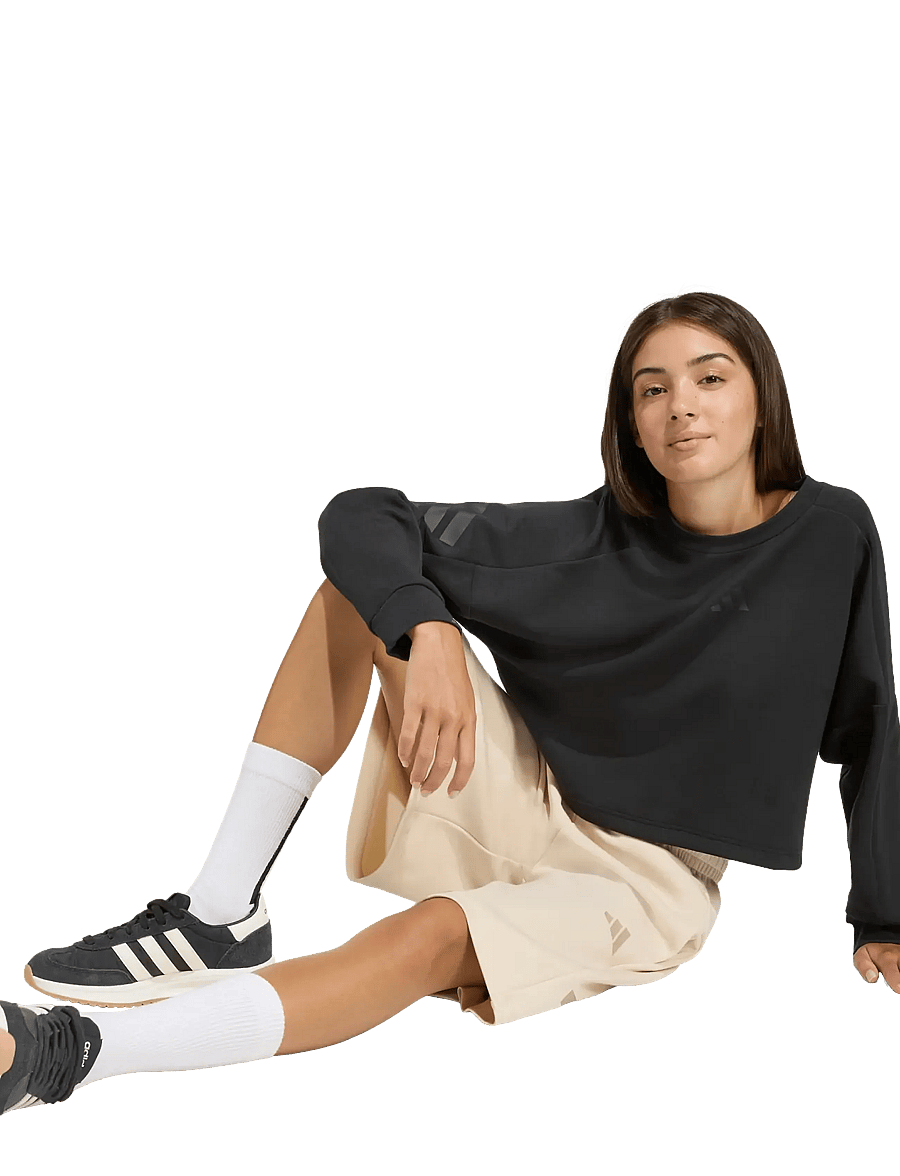 adidas Sportswear - JG FI 3S LNG SH - lühikesed dressipüksid - crli/trakha - 0