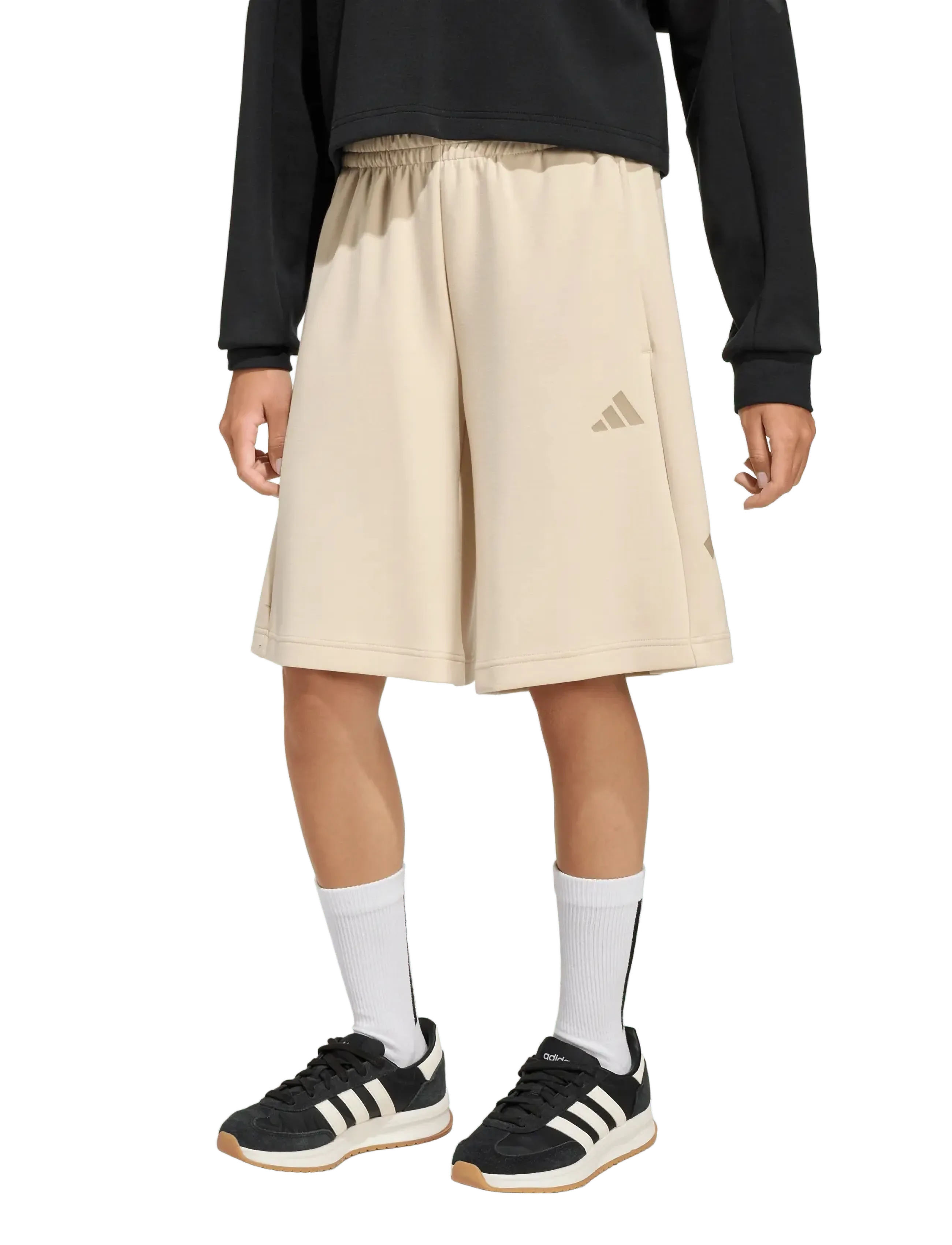 adidas Sportswear - JG FI 3S LNG SH - sweatshorts - crli/trakha - 4