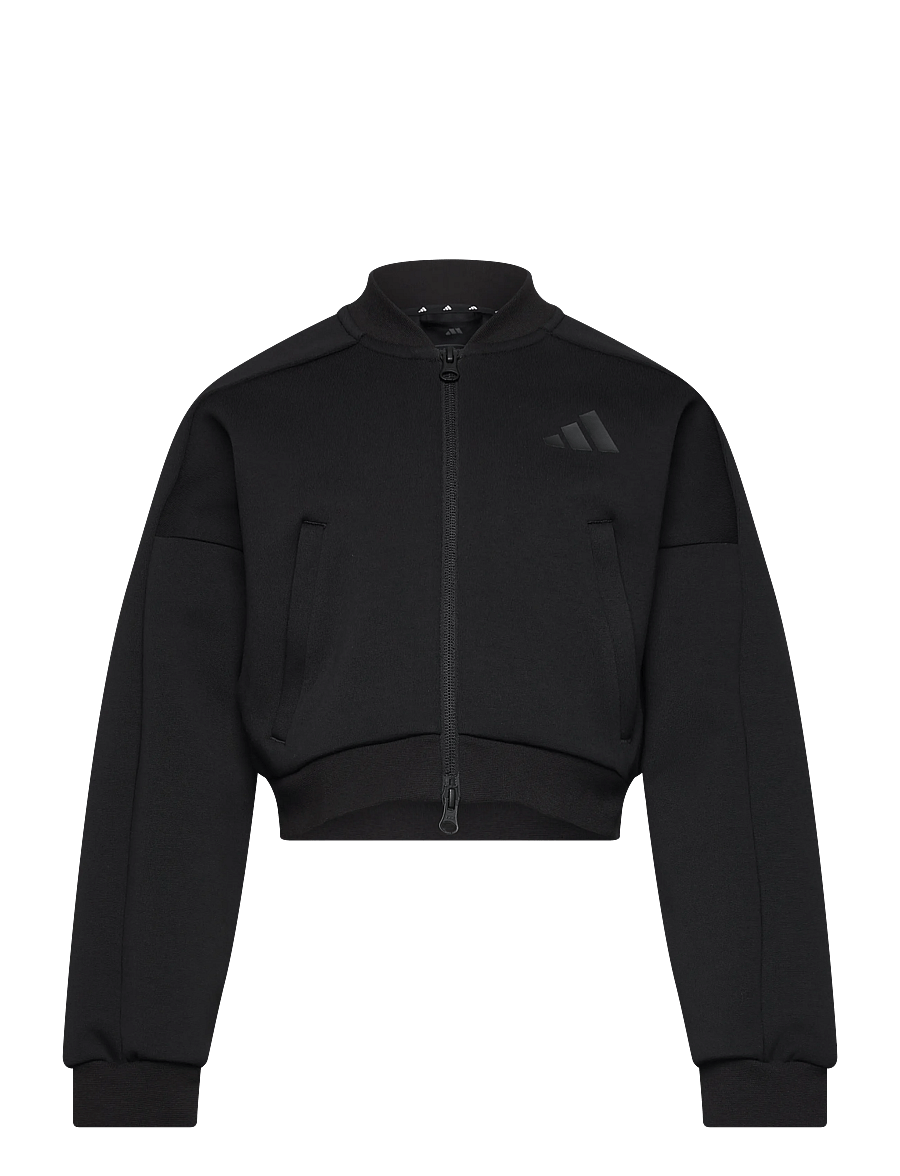 adidas Sportswear - JG FI 3S FZ - outdoor - black/black - 0