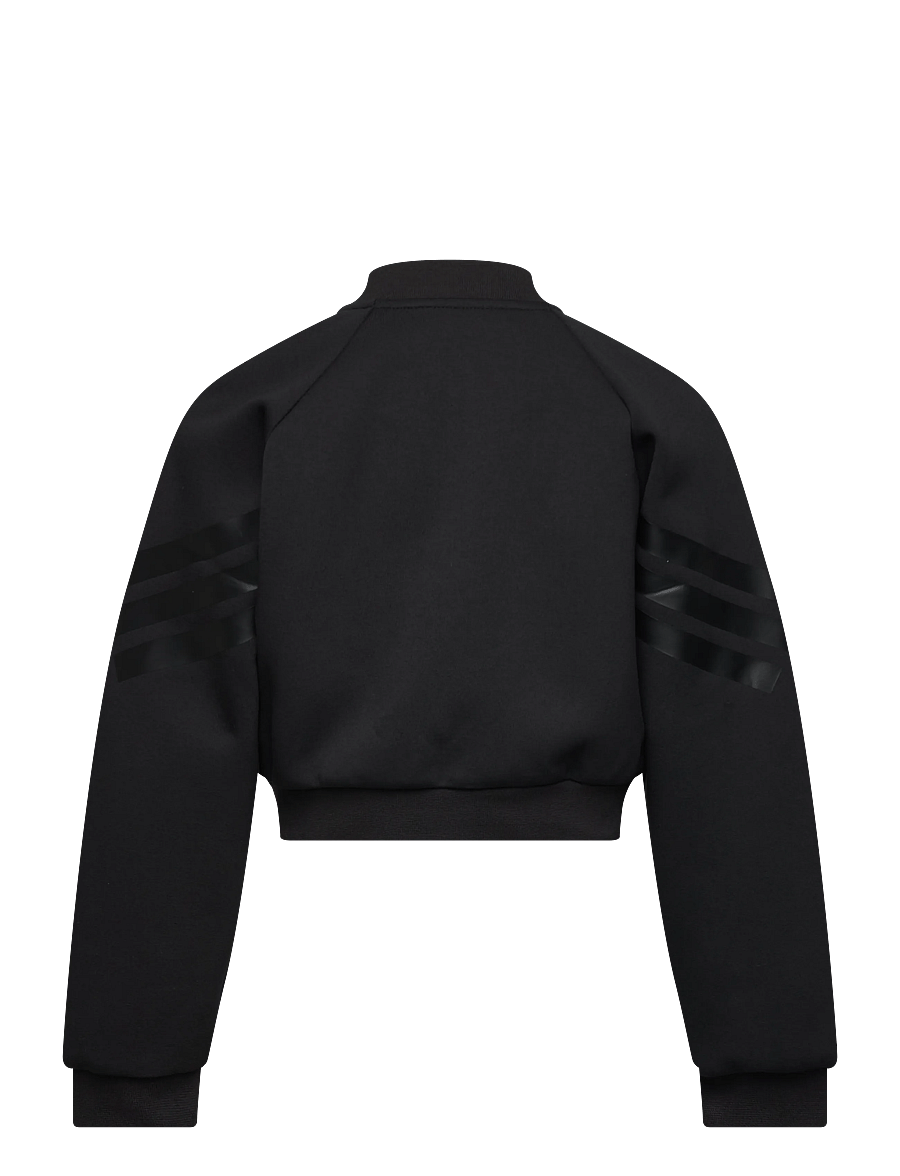 adidas Sportswear - JG FI 3S FZ - outdoor - black/black - 1