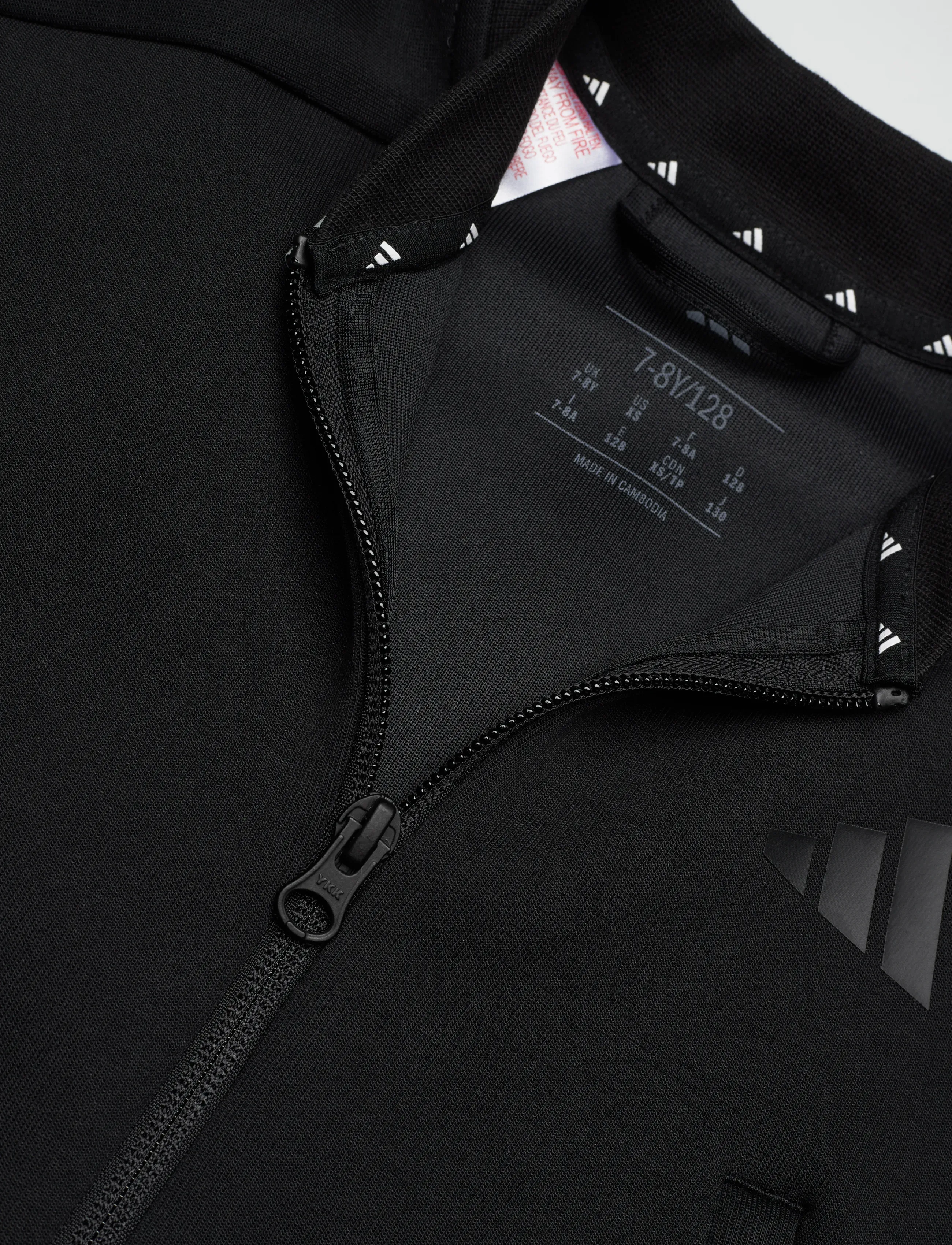 adidas Sportswear - JG FI 3S FZ - vêtements d'extérieur - black/black - 2