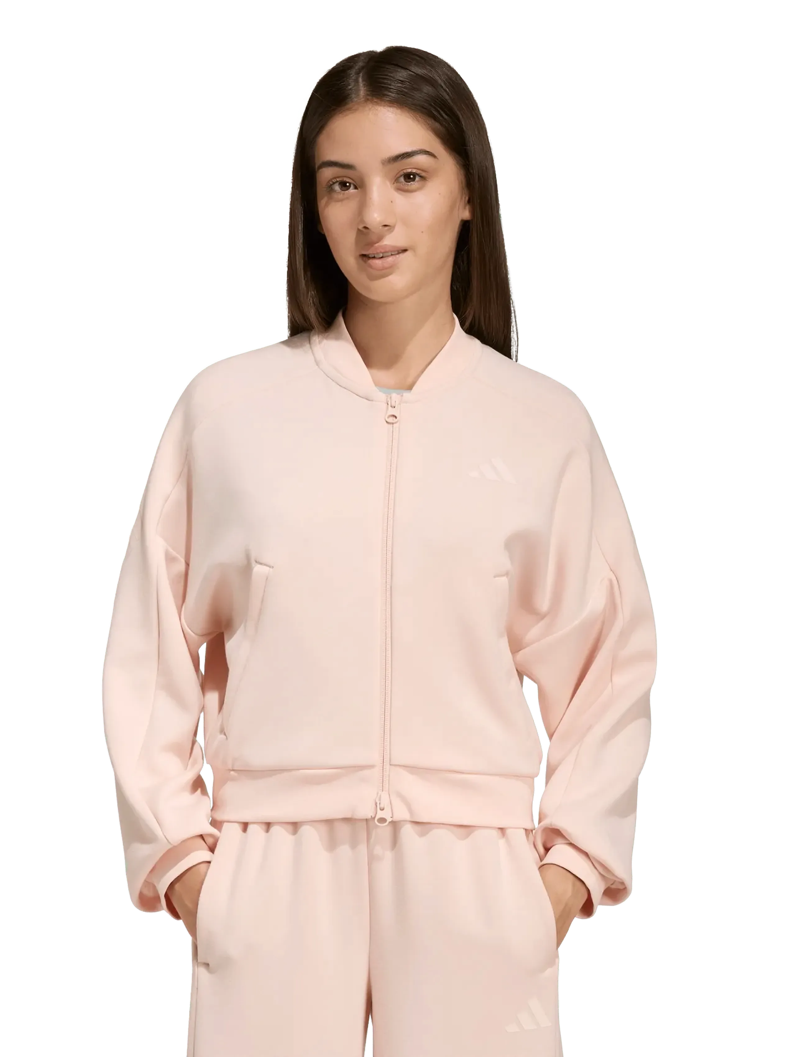 adidas Sportswear - JG FI 3S FZ - Õueriided - blupnk/pnktin - 2