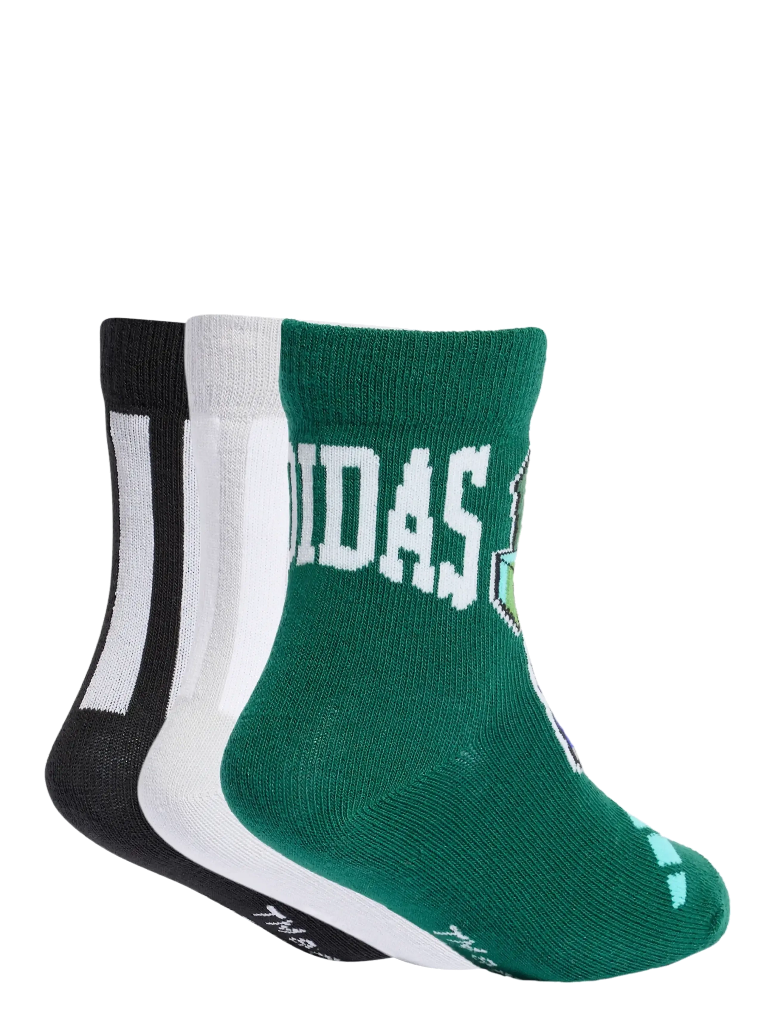 adidas Sportswear - LK MINECRAFT 3P - strømper - lgsogr/cgreen/black - 1