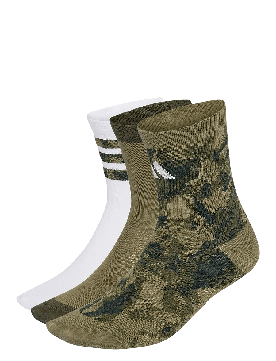adidas Sportswear - YB CAMO 3PP - olistr/olistr/white - 0