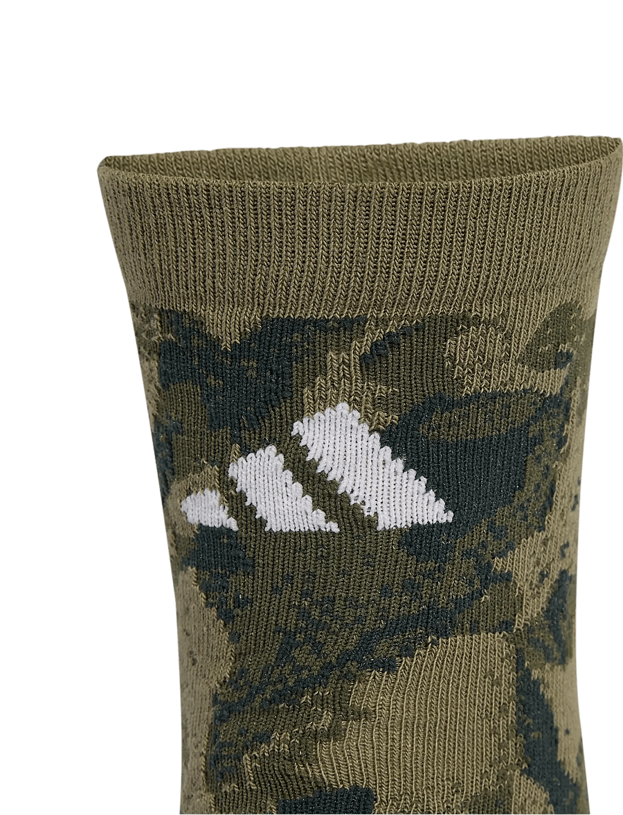 adidas Sportswear - YB CAMO 3PP - olistr/olistr/white - 3
