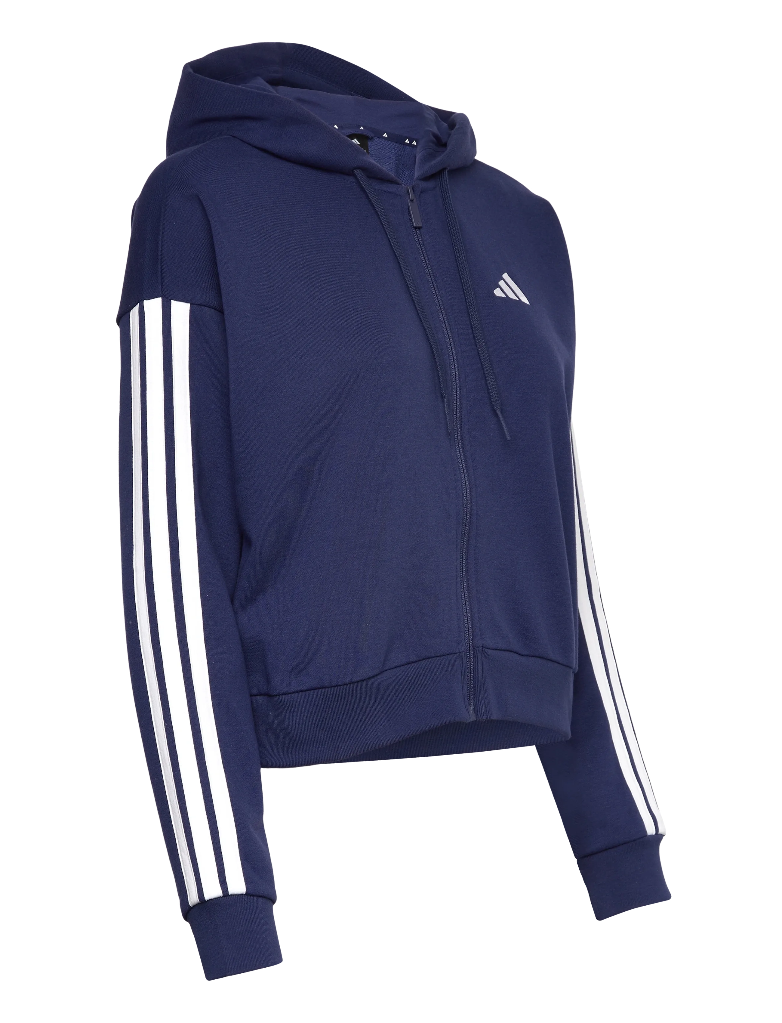 adidas Sportswear - W 3S FT FZ HD - oberteile - dkblue/white - 2