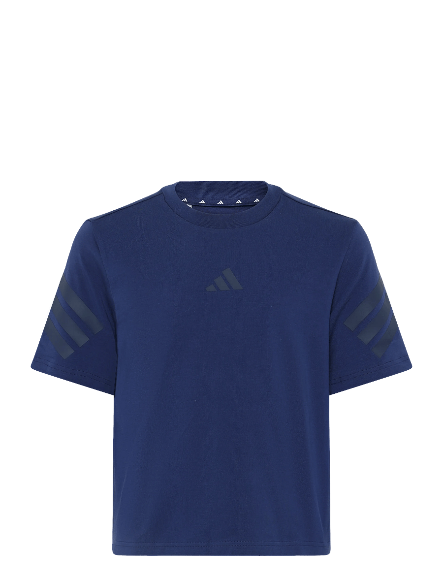 adidas Sportswear - J FI 2IN1 LS T - sportoberteile - dkblue/lgreyh/nindig - 0
