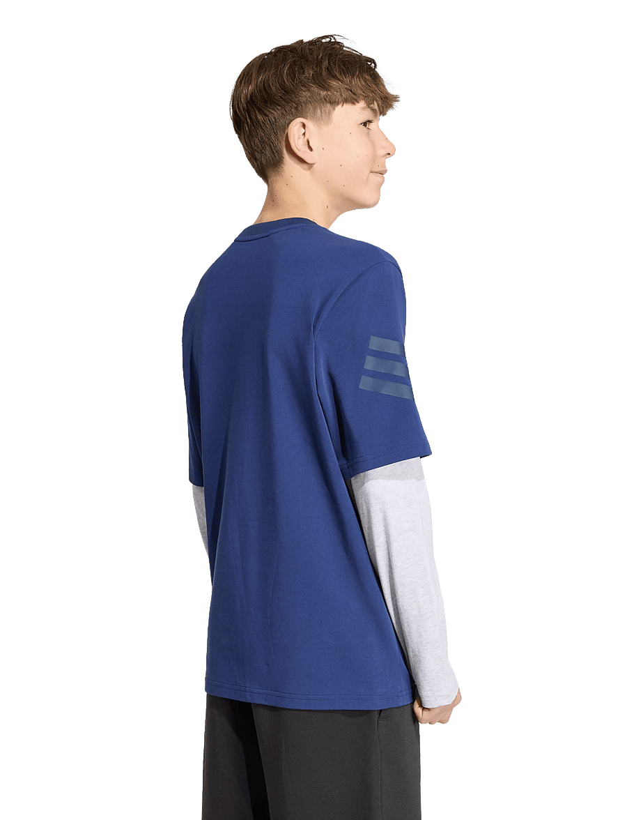 adidas Sportswear - J FI 2IN1 LS T - sports tops - dkblue/lgreyh/nindig - 5