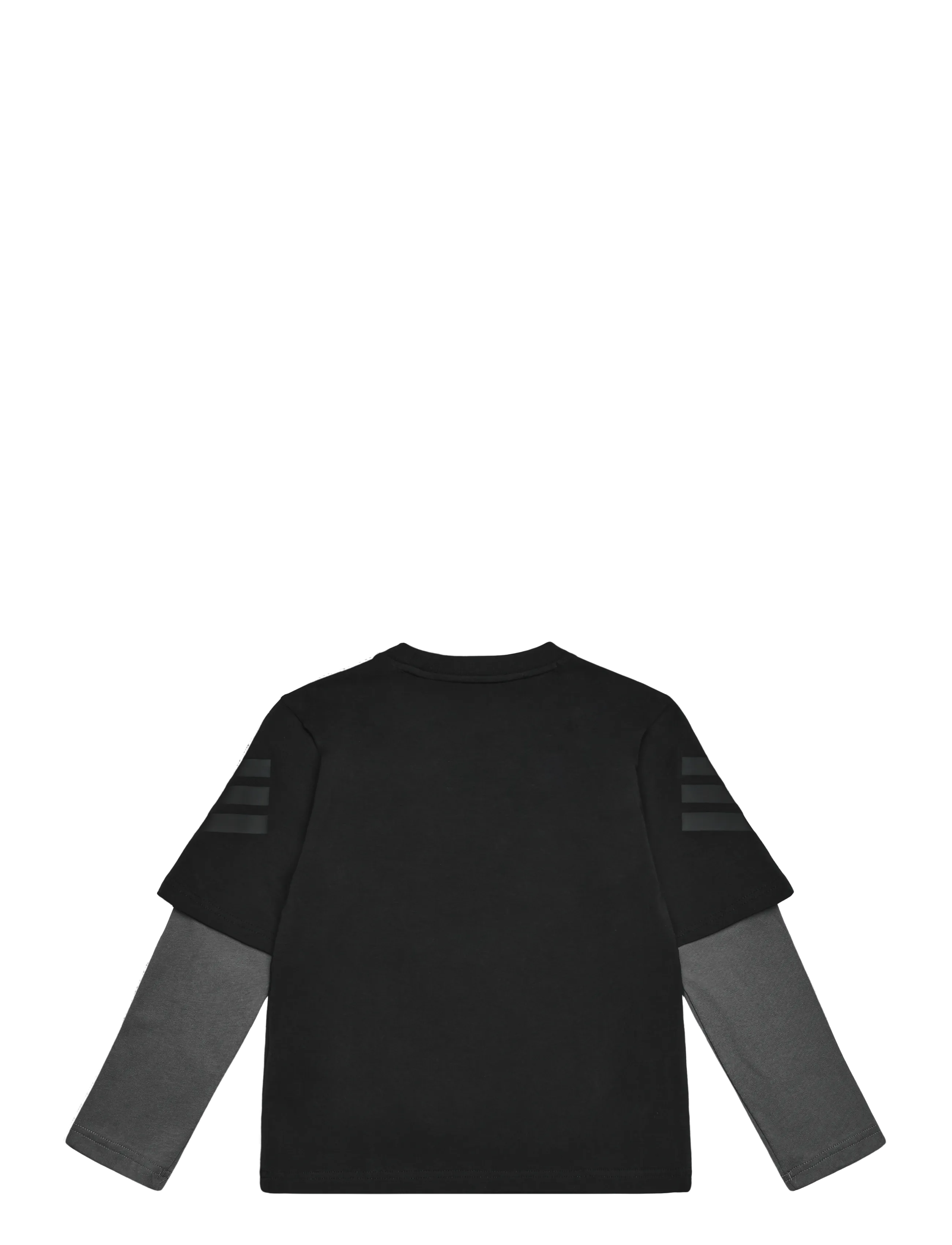 adidas Sportswear - J FI 2IN1 LS T - sporditopid - black/grefiv/black - 2