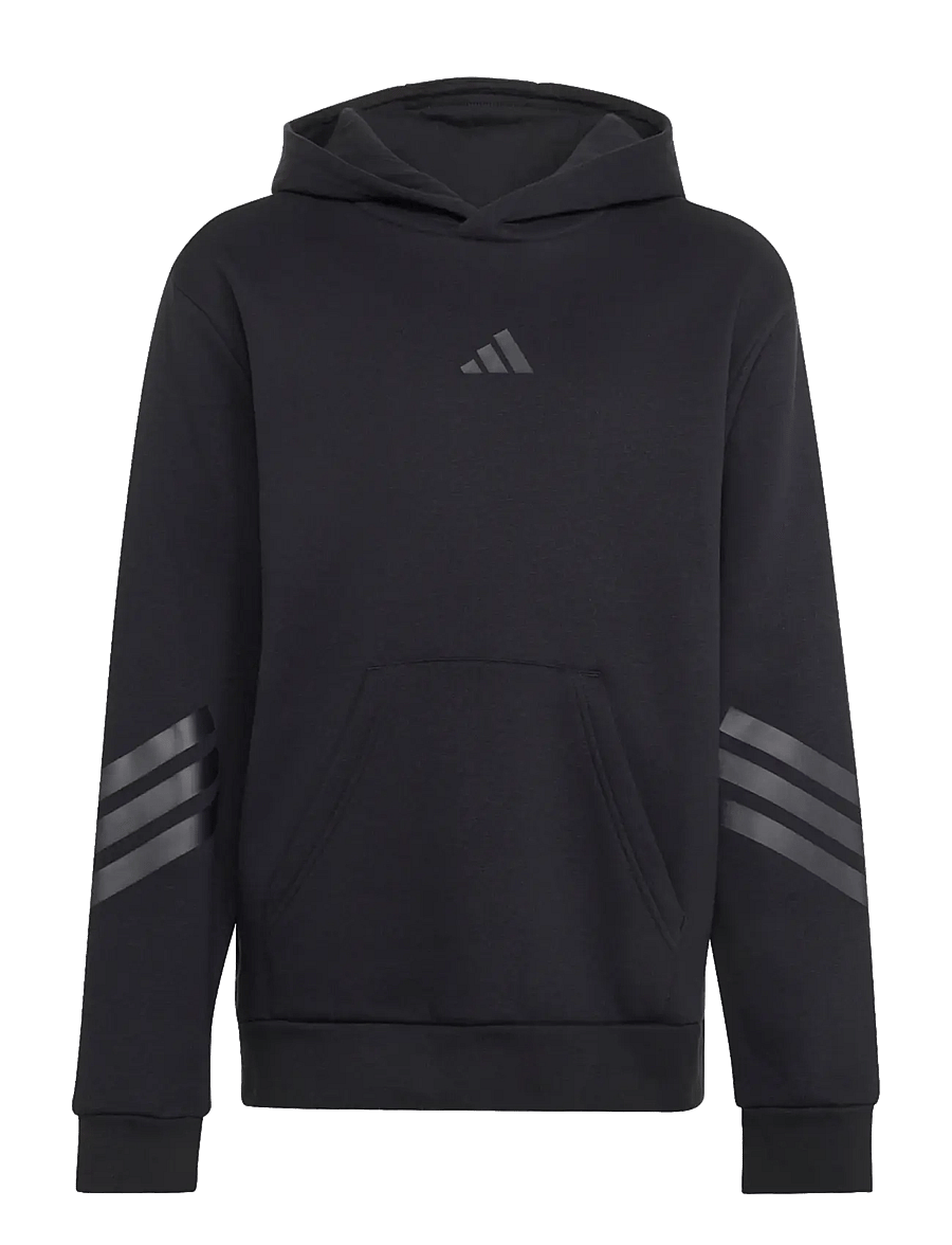 adidas Sportswear - J FI 3S HD - kapuzenpullover - black/black - 1