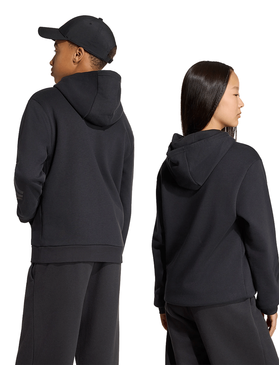 adidas Sportswear - J FI 3S HD - kapuzenpullover - black/black - 3