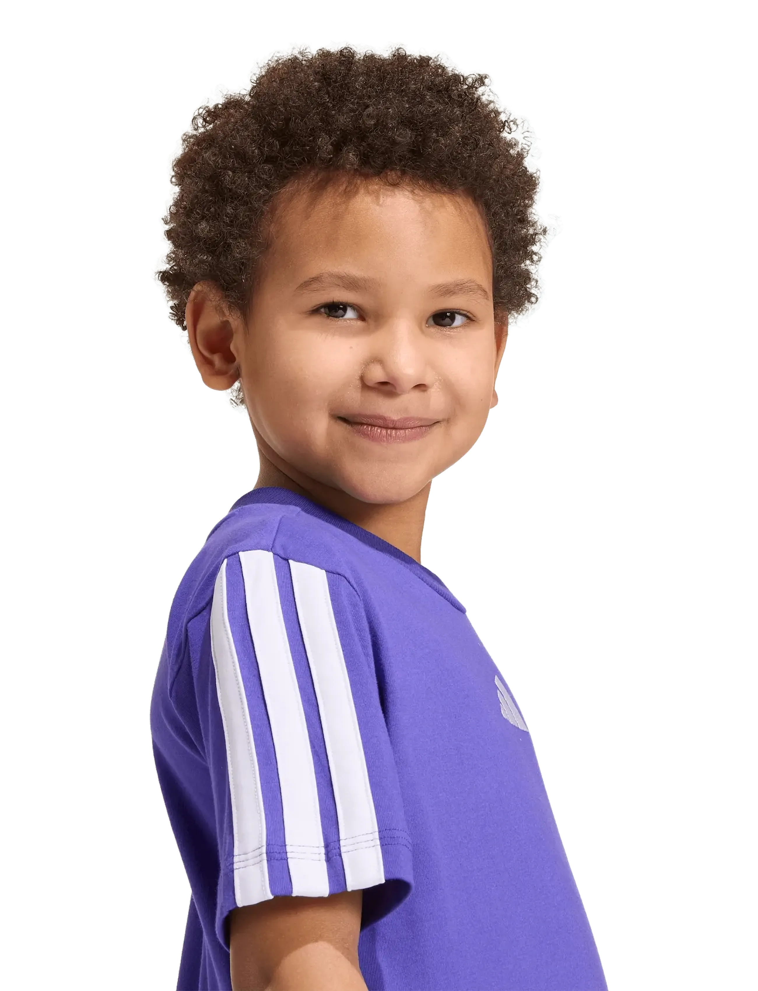adidas Sportswear - LK 3S TEE 160 - kurzärmelig - purpur/fropur - 2