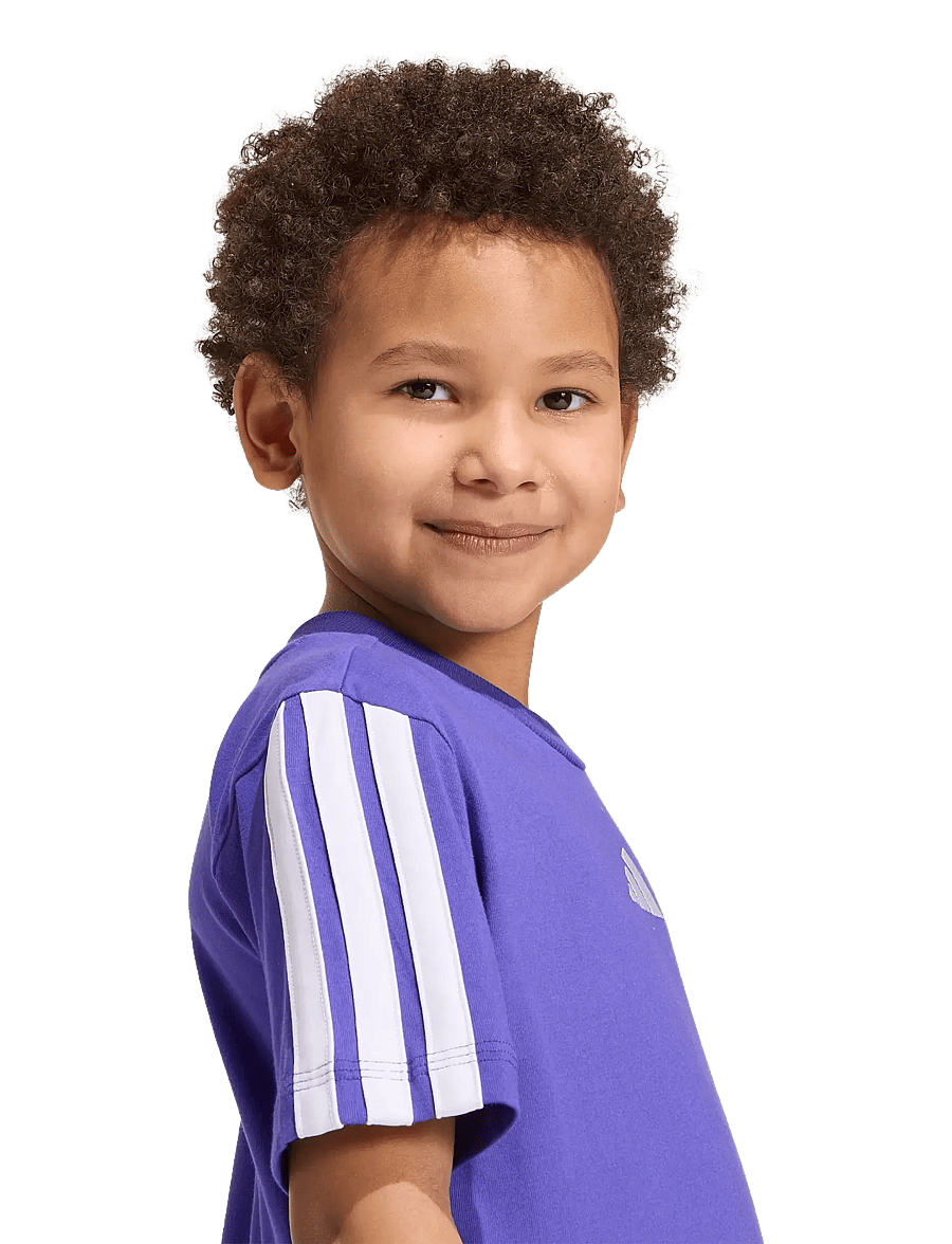 adidas Sportswear - LK 3S TEE 160 - kurzärmelig - purpur/fropur - 2