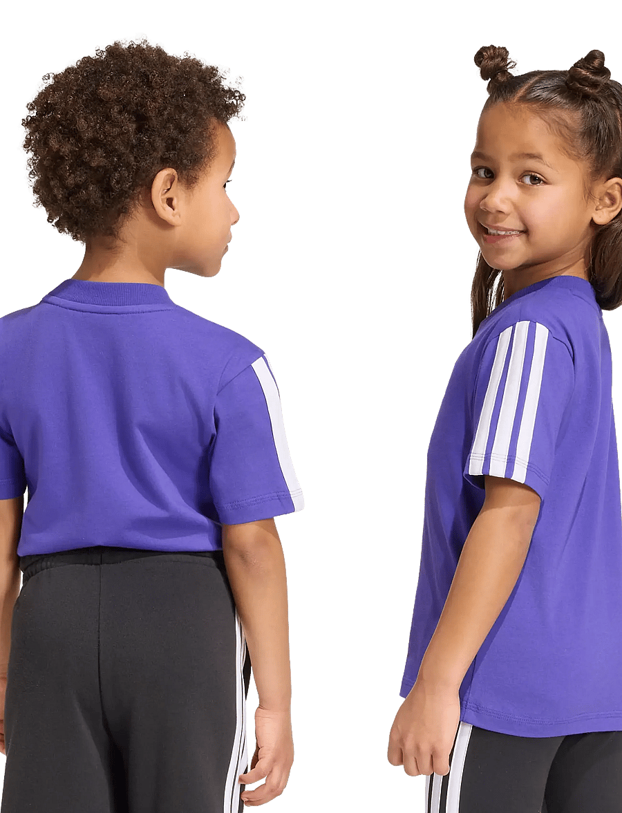 adidas Sportswear - LK 3S TEE 160 - kurzärmelig - purpur/fropur - 5
