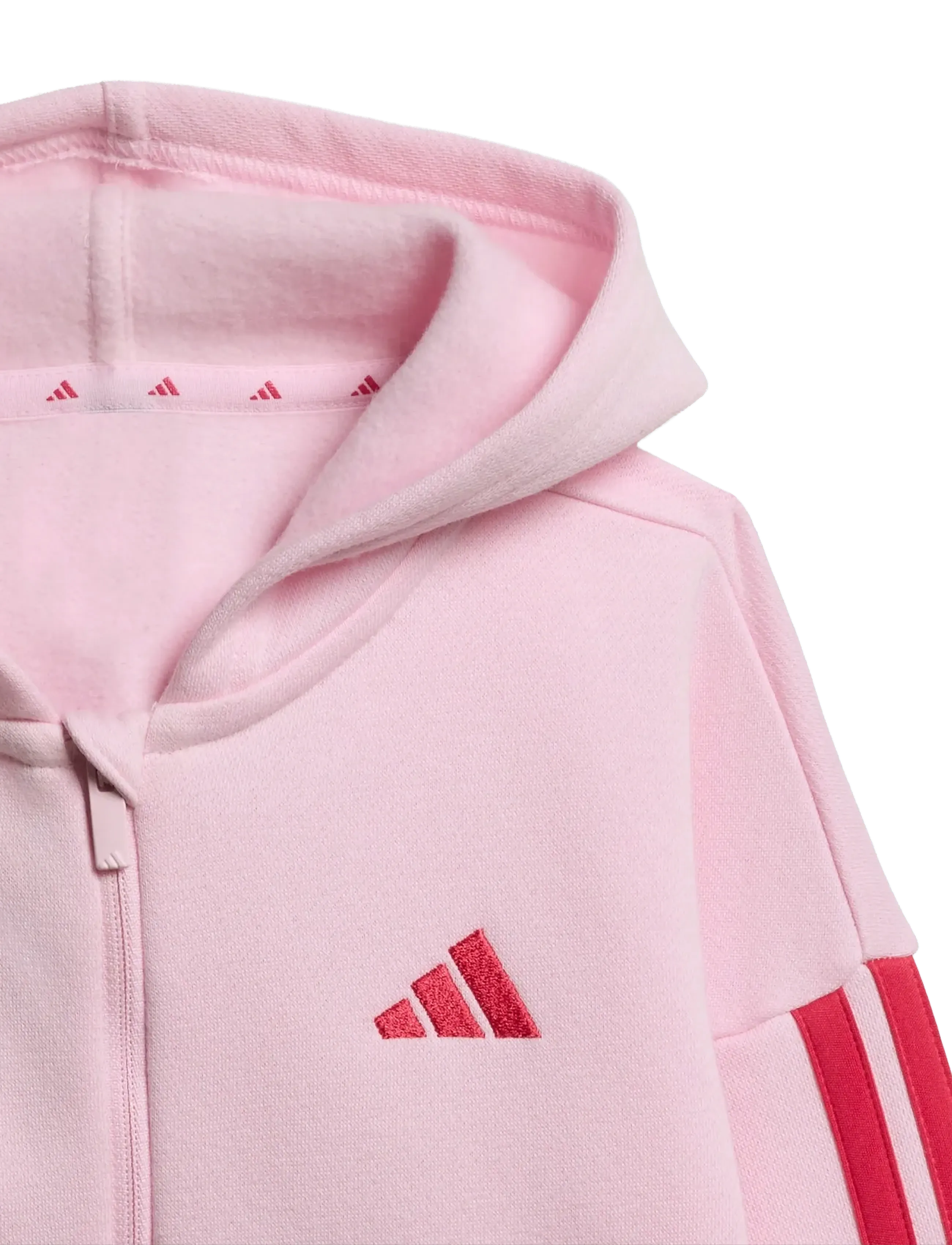adidas Sportswear - I 3S FZ FL JOG - joggingsæt & matchende sæt - clpink/powpnk - 3