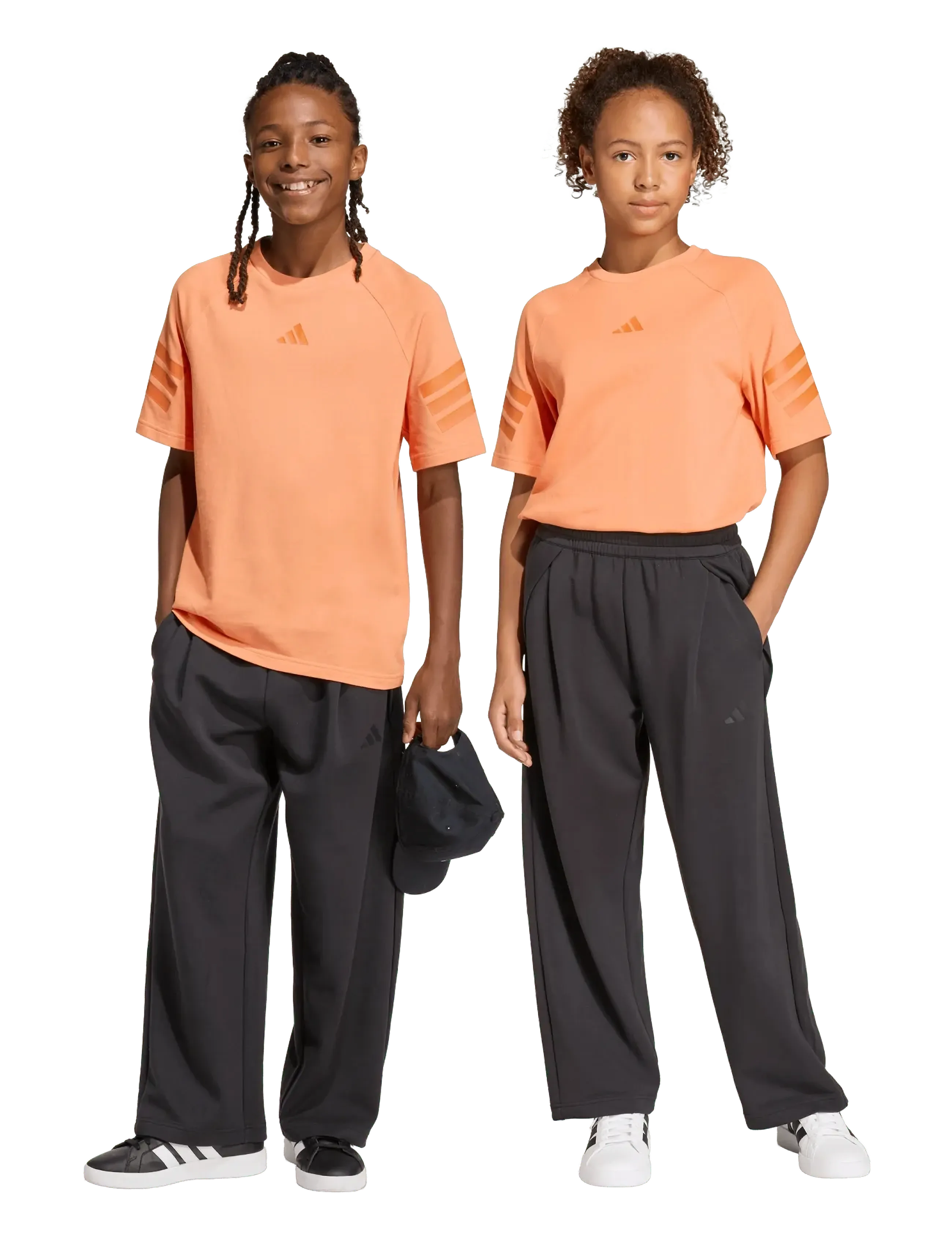 adidas Sportswear - J FI WIDE  PT - sweatpants - black/black - 3