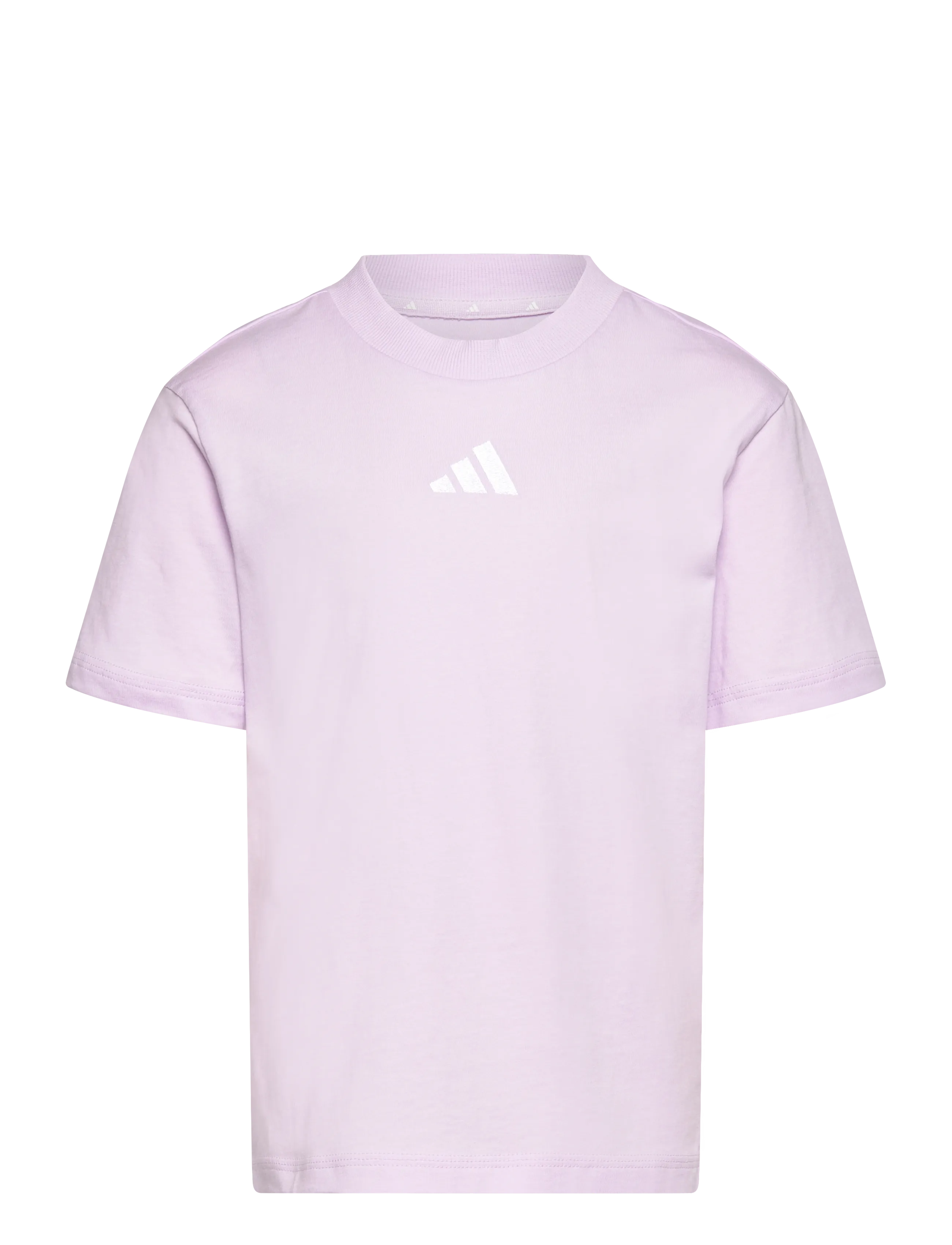 adidas Sportswear J SL TEE 160 - adidas - ICELAV/WHITE / pink/rose