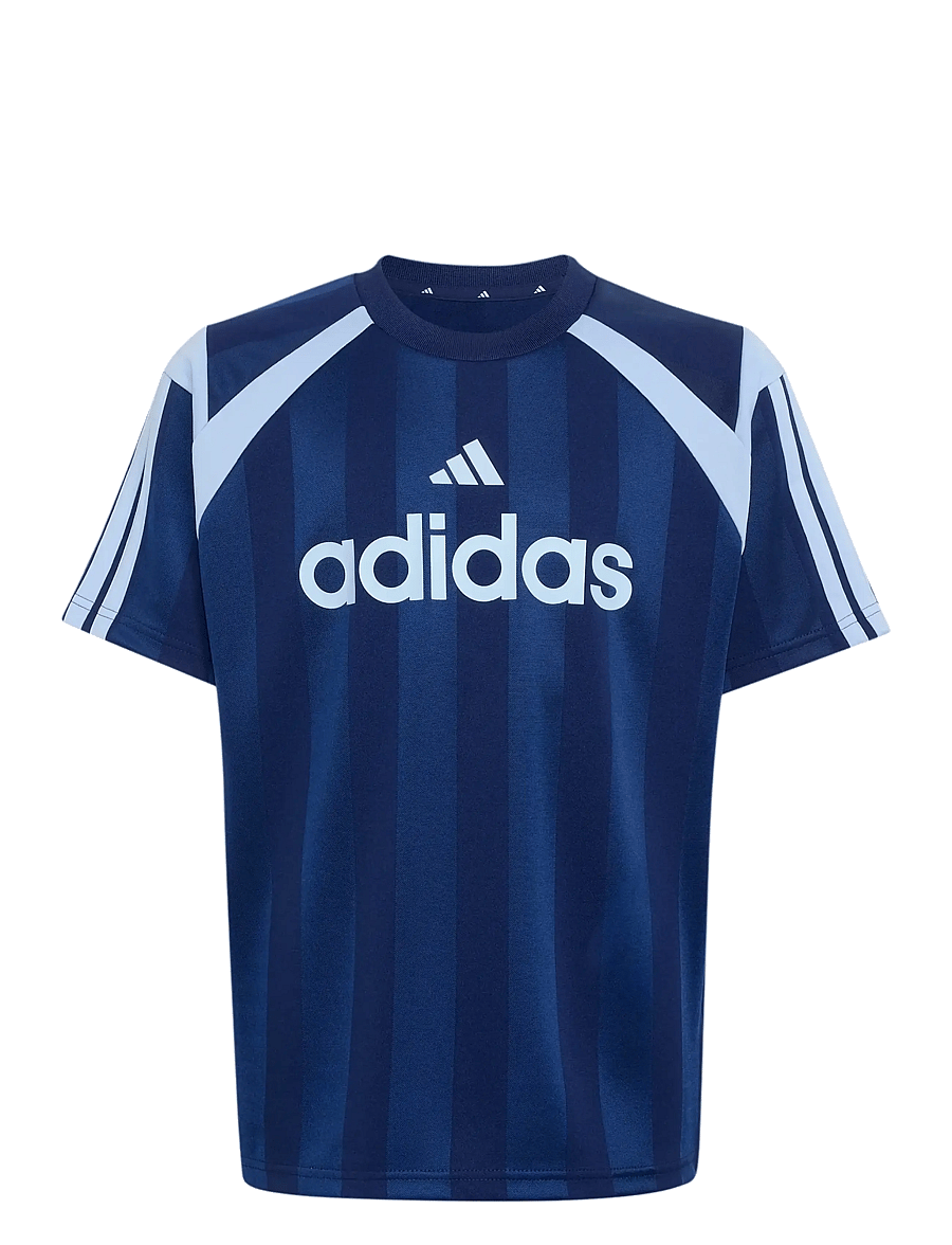 adidas Sportswear - J HOT TEE - sportoberteile - dkblue/globlu - 0