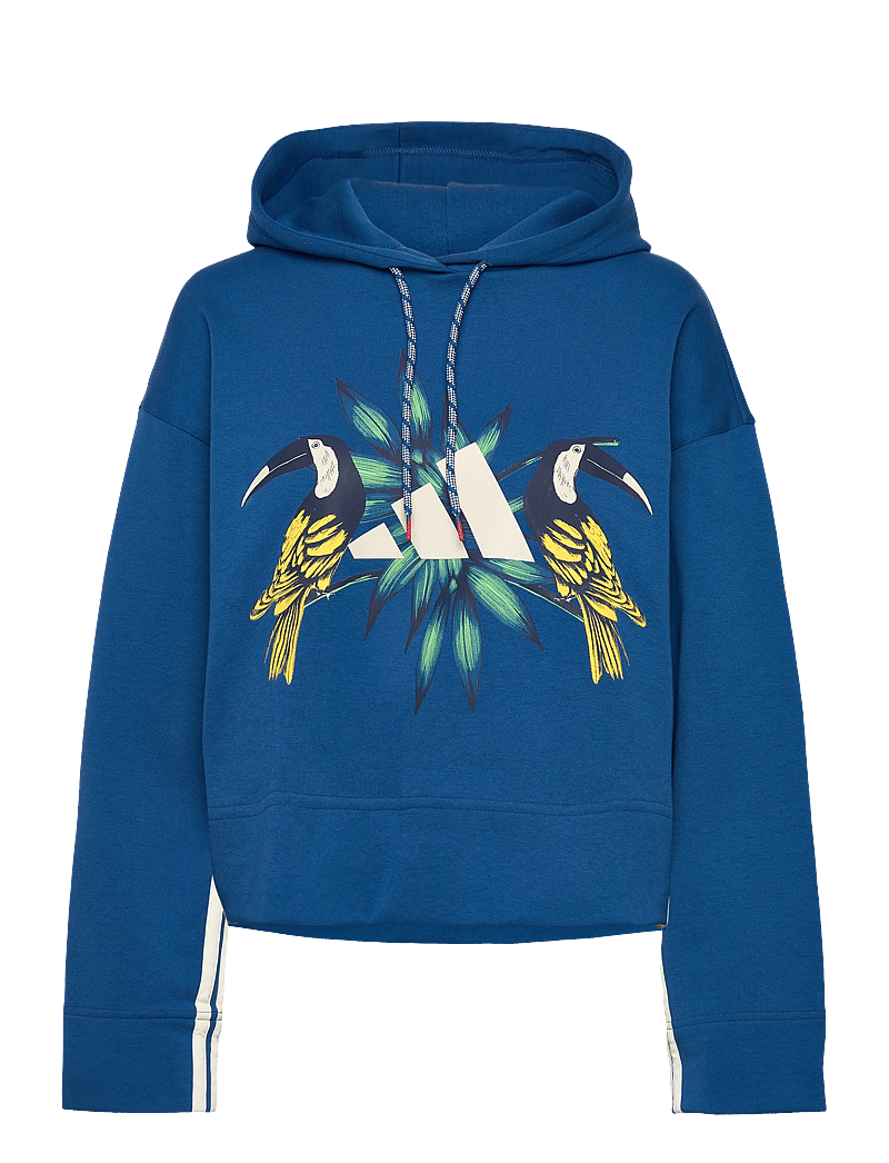 adidas Sportswear - FARM HOODIE - kapuutsiga dressipluusid - dmarin/crewht - 0