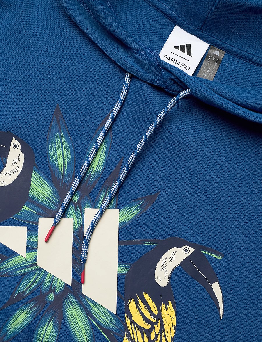 adidas Sportswear - FARM HOODIE - kapuutsiga dressipluusid - dmarin/crewht - 4