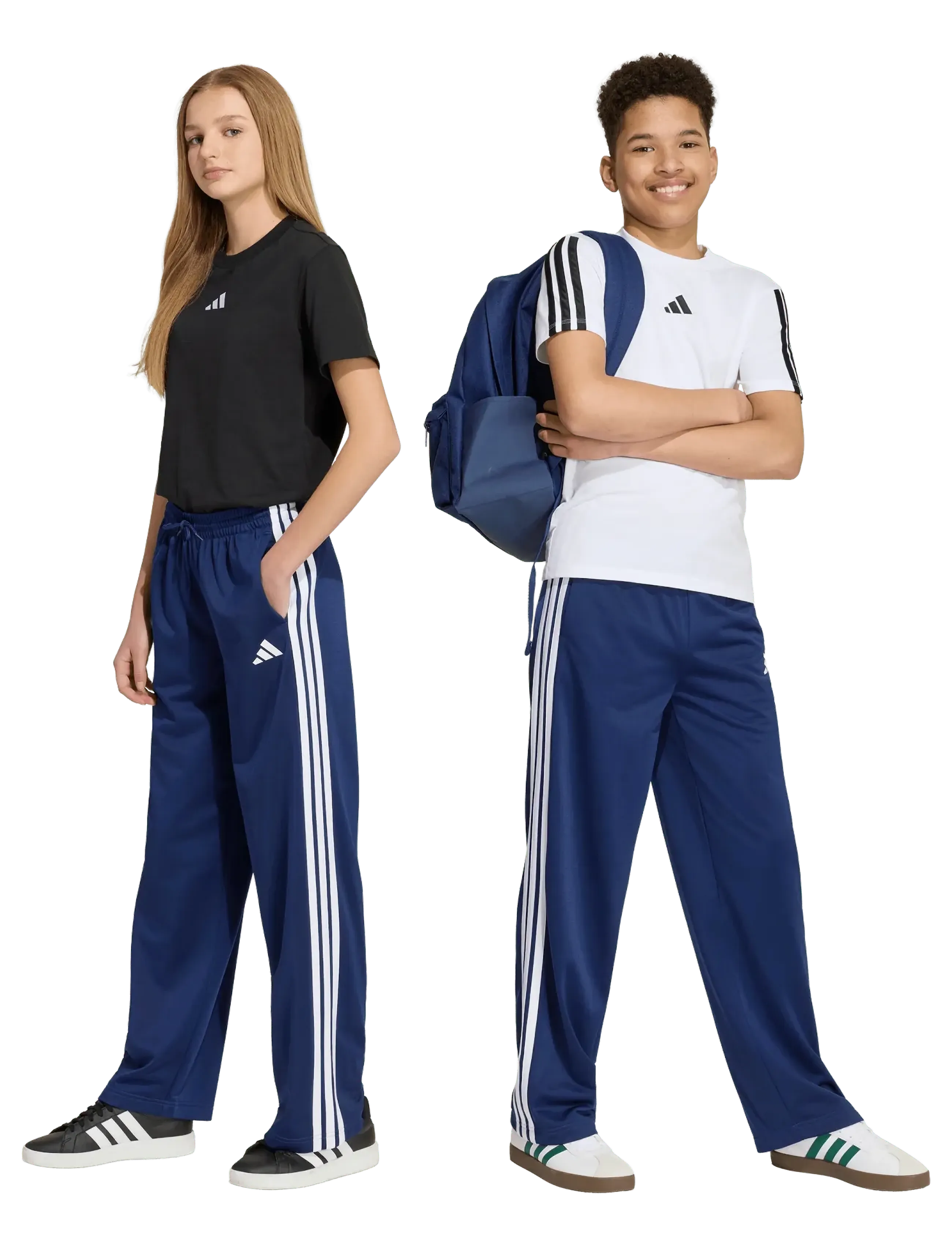 adidas Sportswear - J 3S TR TPT - sweatpants - dkblue/white - 2
