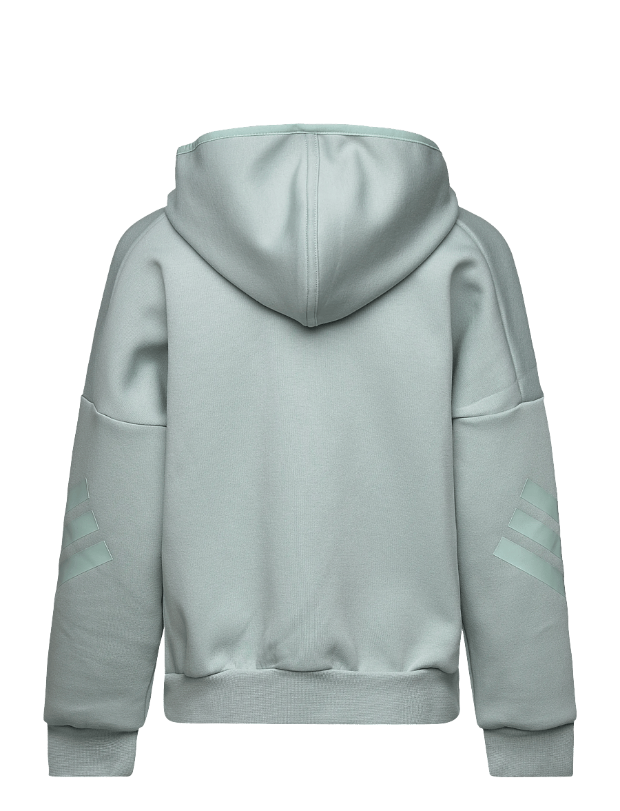 adidas Sportswear - J FI 3S FZ HD - isolierte jacken - wosa/tacgrn - 1