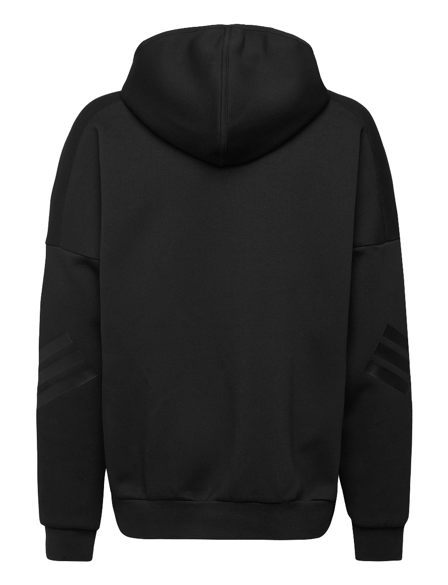adidas Sportswear - J FI 3S FZ HD - paksud joped - black/black - 1