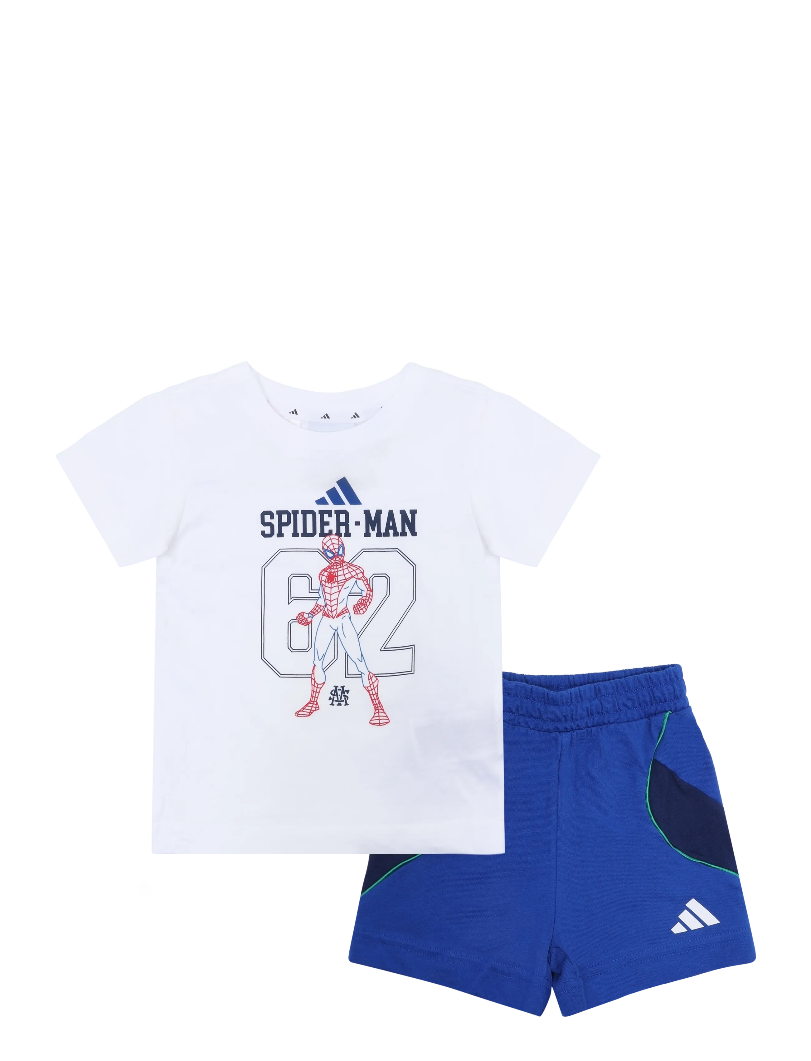 adidas Sportswear I MRVL SM T SET - adidas Sportswear - WHITE/ROYBLU / white