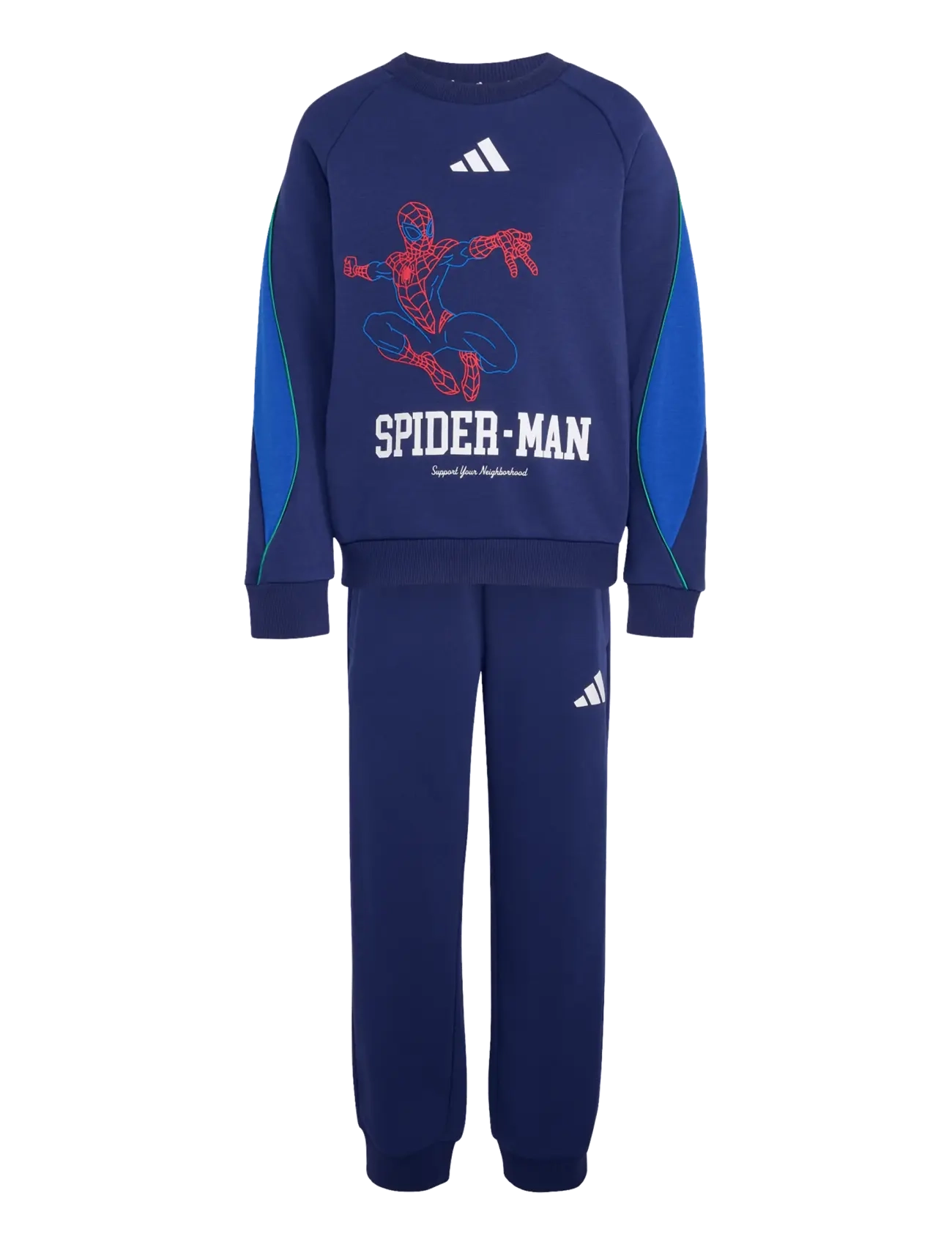 adidas Sportswear LK MRVL SM JOG - Riided - DKBLUE/WHITE/ROYBLU / navy