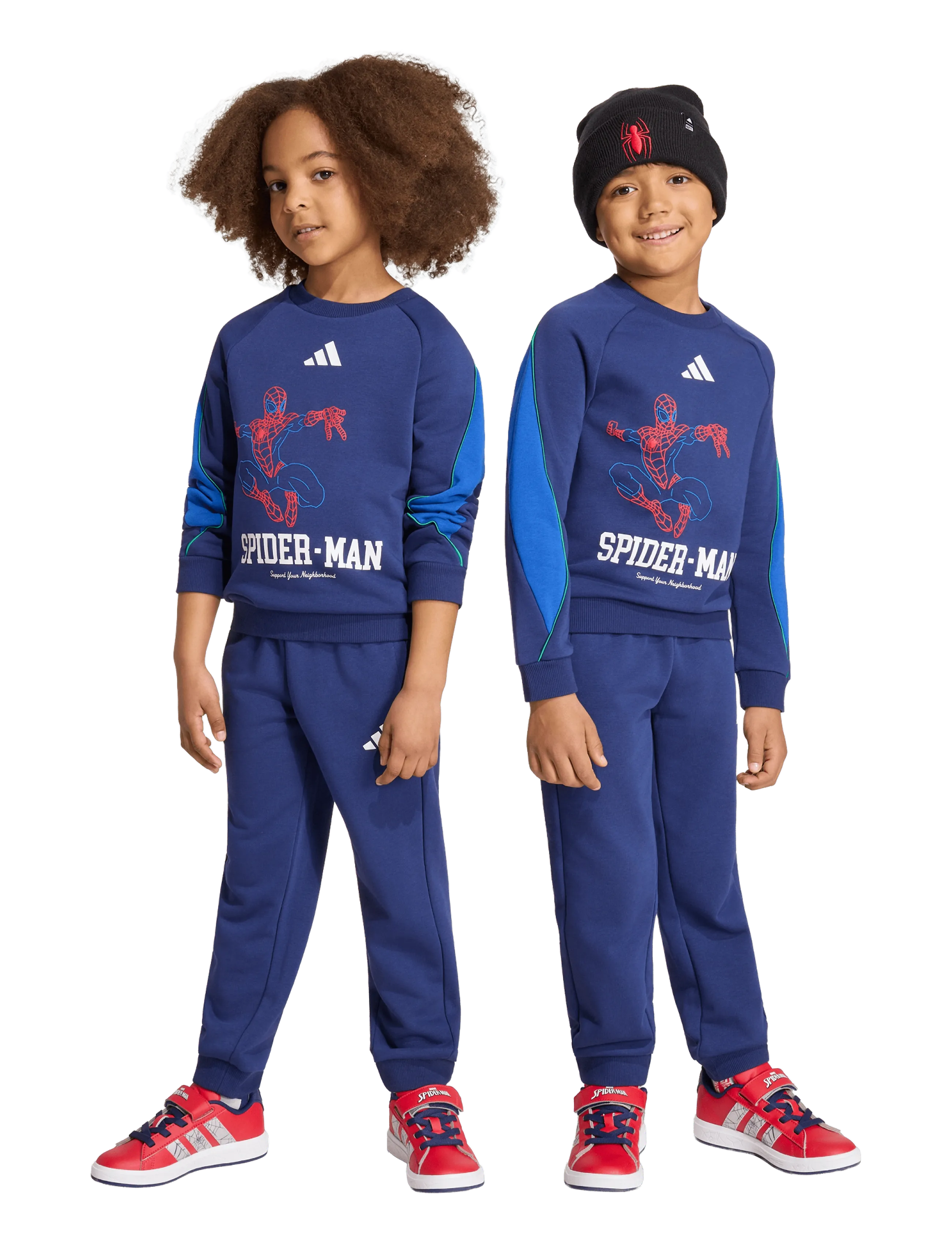 adidas Sportswear - LK MRVL SM JOG - spordidressid - dkblue/white/royblu - 2