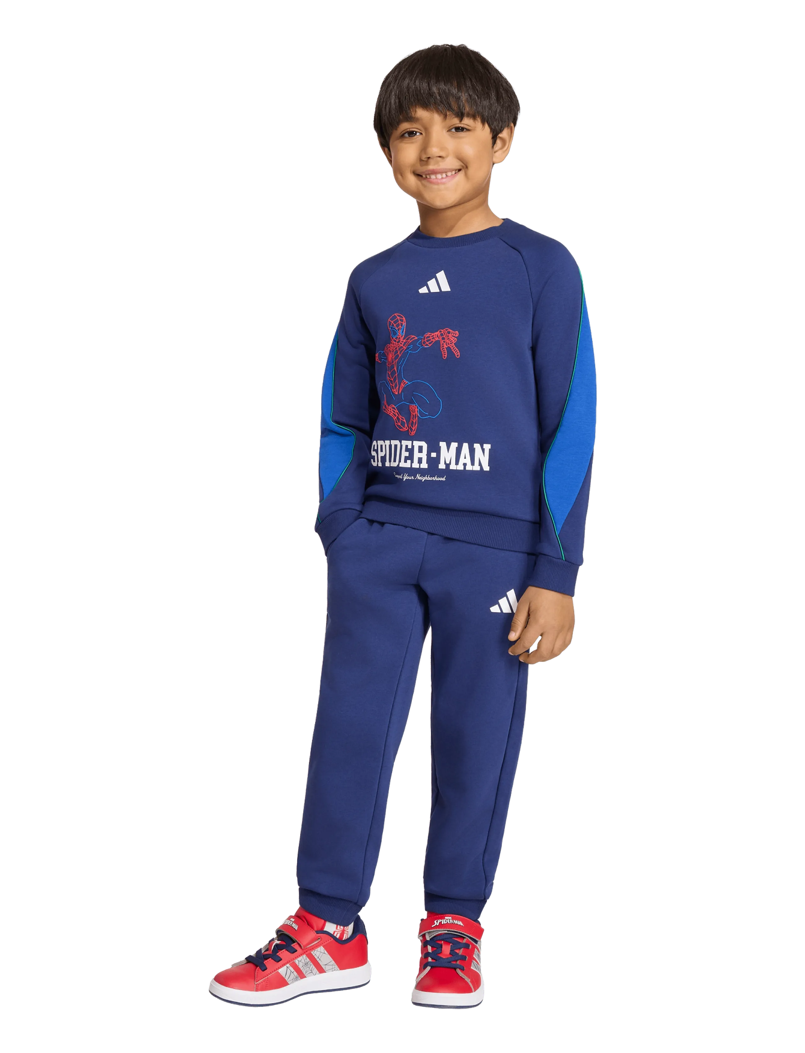 adidas Sportswear - LK MRVL SM JOG - spordidressid - dkblue/white/royblu - 4