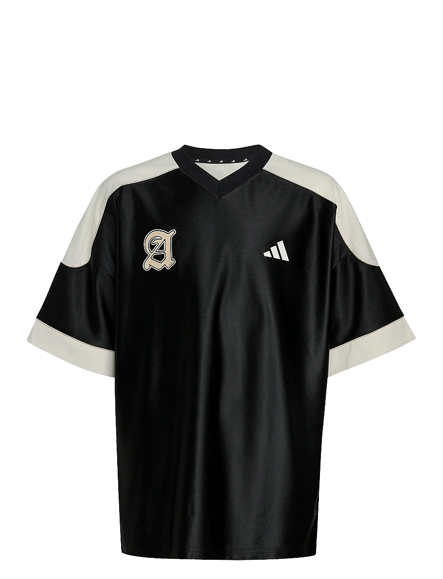 adidas Sportswear - J STD JRSY SHT - sportstoppe - black/owhite/crywht - 1