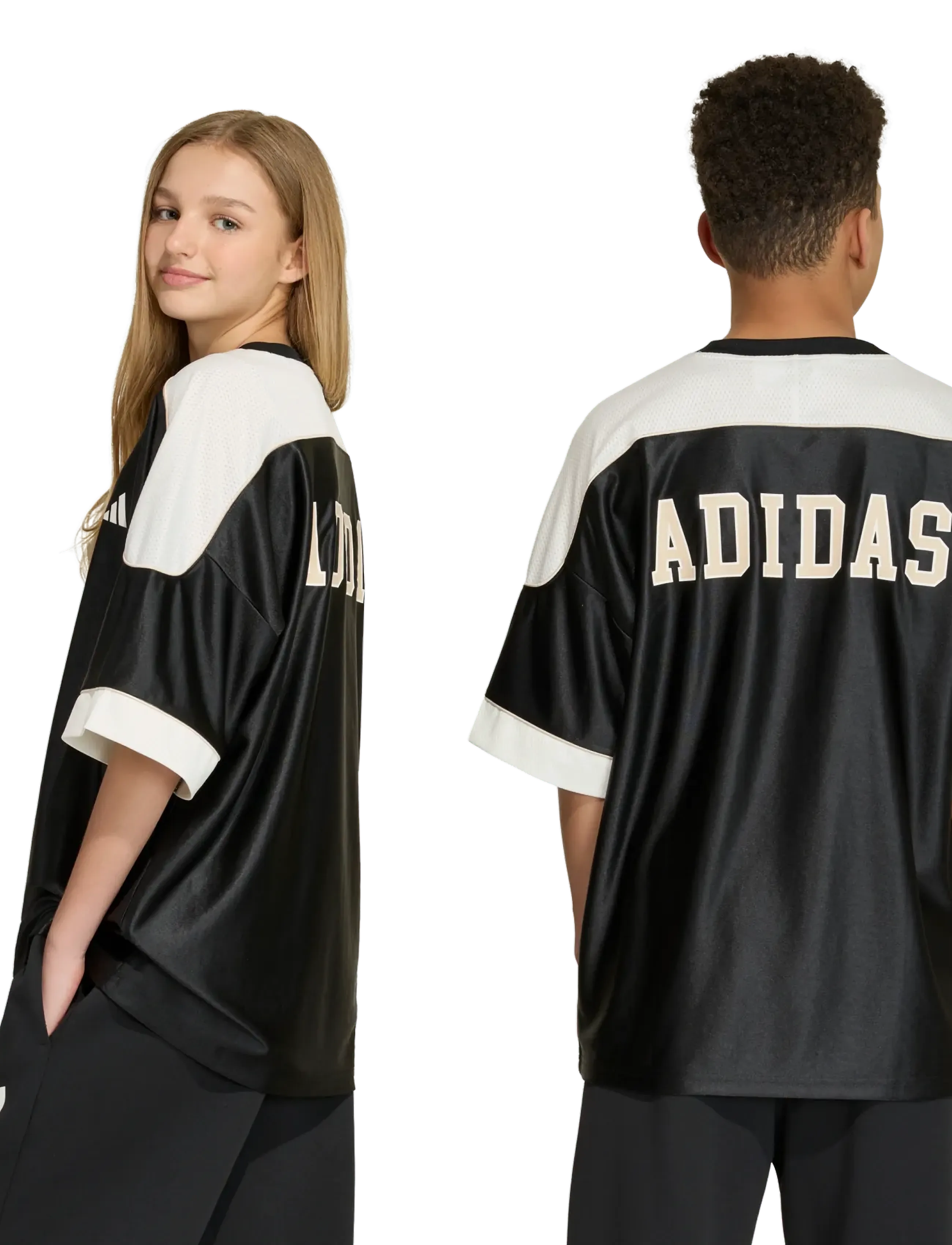 adidas Sportswear - J STD JRSY SHT - sportstoppe - black/owhite/crywht - 3