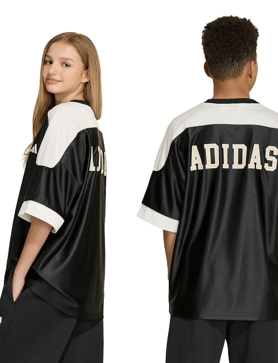 adidas Sportswear - J STD JRSY SHT - sportstoppe - black/owhite/crywht - 3
