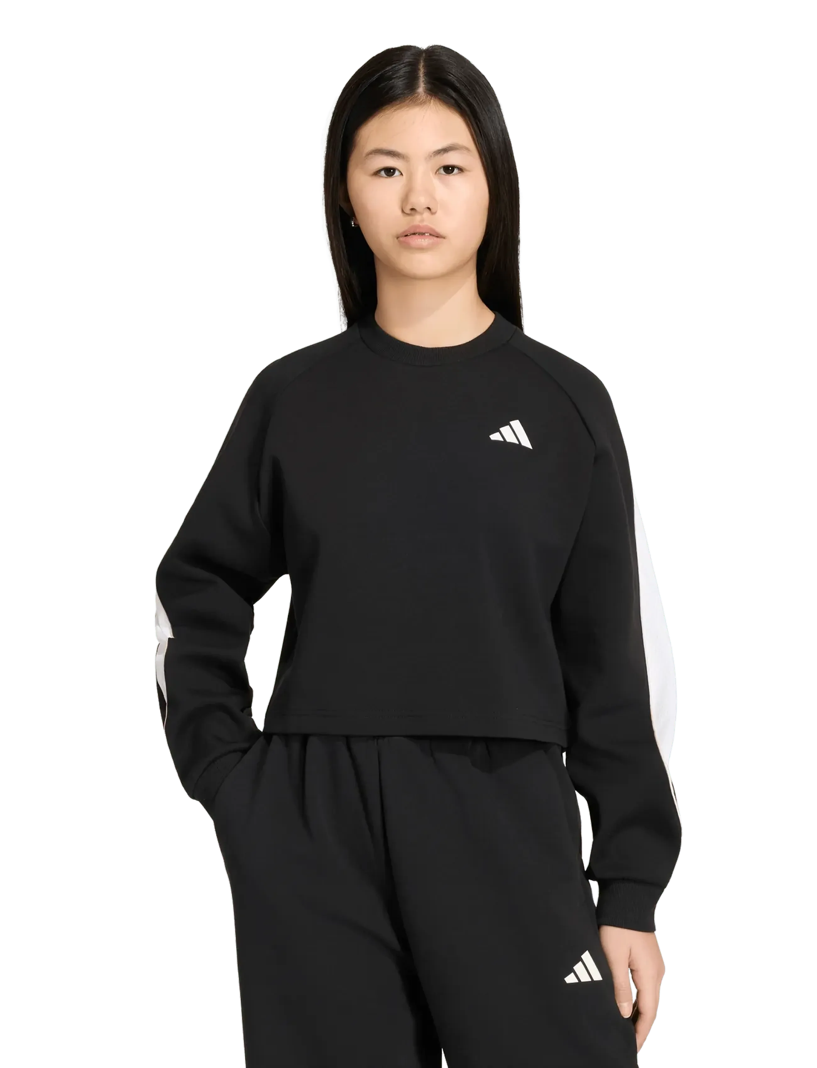 adidas Sportswear - JG STD  SWT - black/owhite - 3