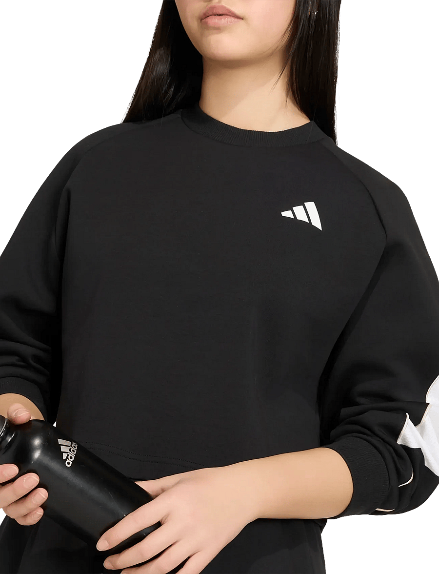 adidas Sportswear - JG STD SWT - sweatshirts - black/owhite - 4