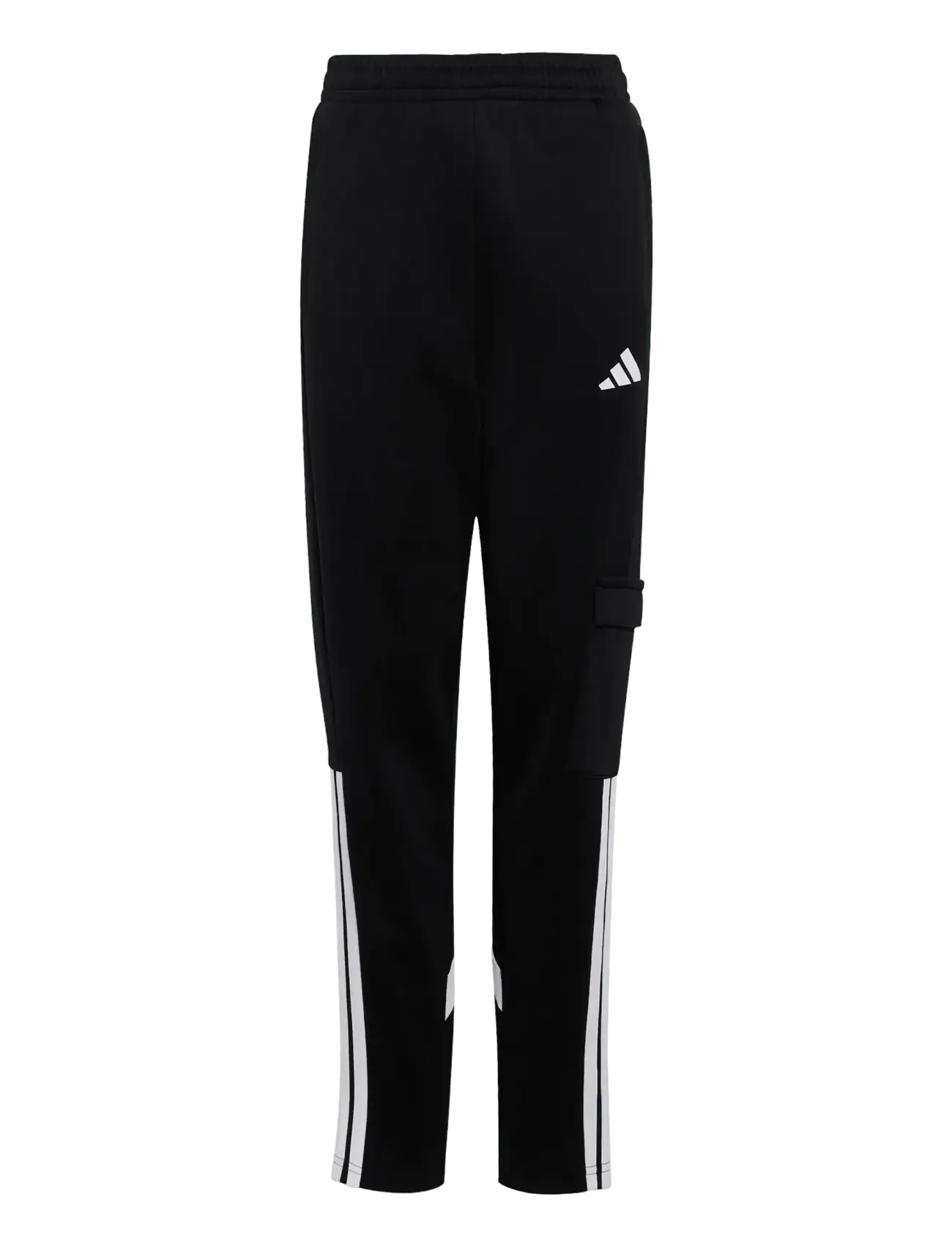 adidas Sportswear - J HOT PANT - sweatpants - black/white - 2
