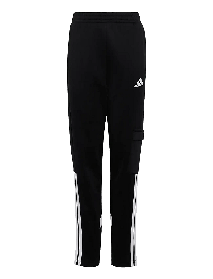 adidas Sportswear - J HOT PANT - sweatpants - black/white - 2