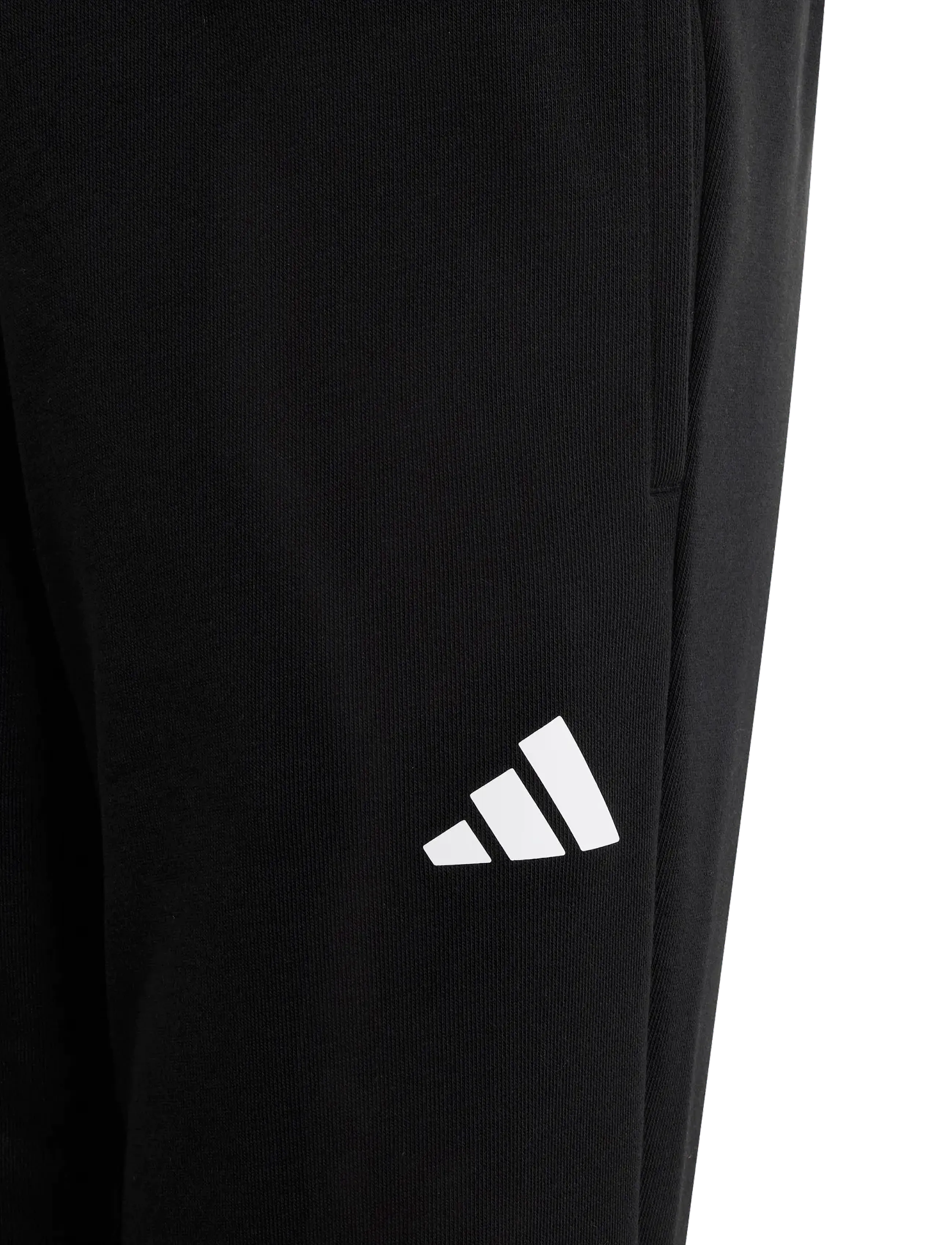 adidas Sportswear - J HOT PANT - sweatpants - black/white - 3