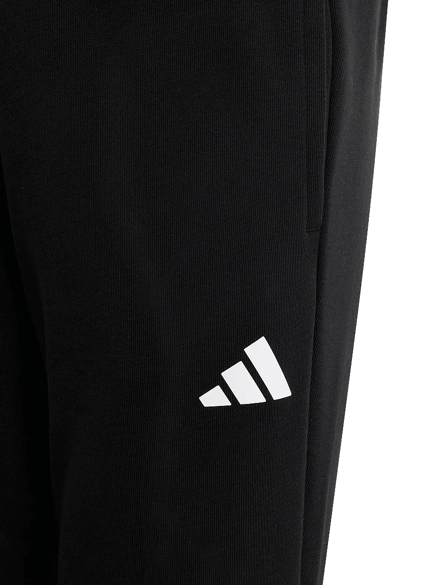 adidas Sportswear - J HOT PANT - sweatpants - black/white - 3