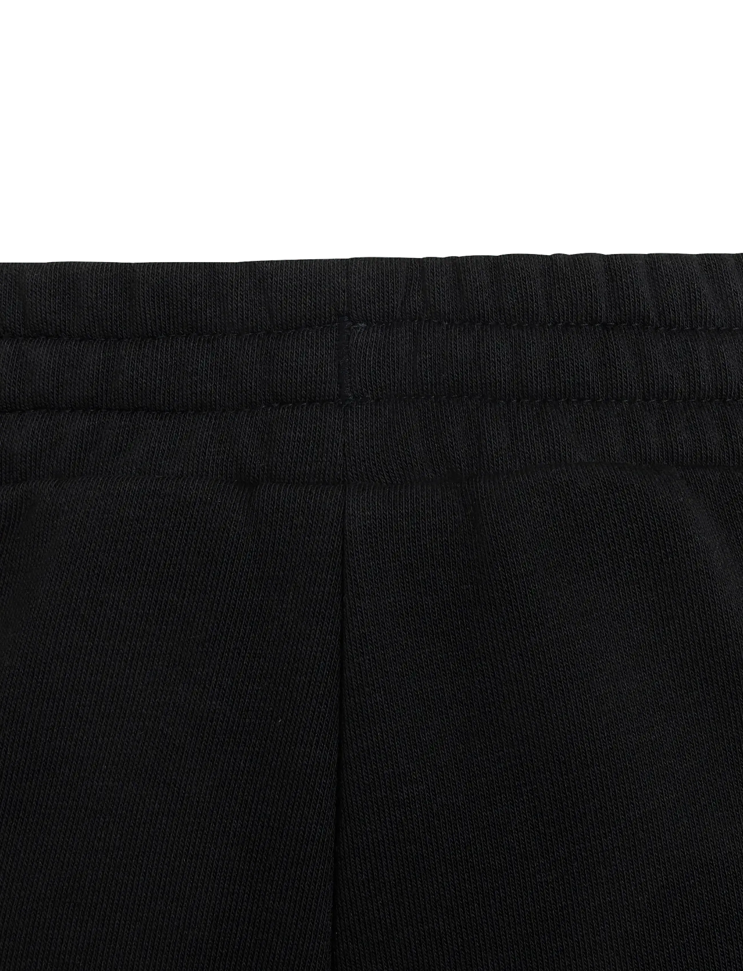 adidas Sportswear - J HOT PANT - sweatpants - black/white - 4