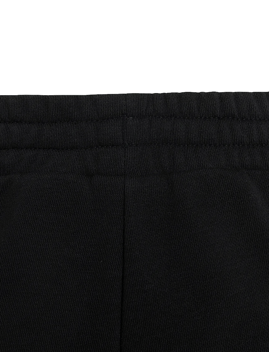 adidas Sportswear - J HOT PANT - sweatpants - black/white - 4