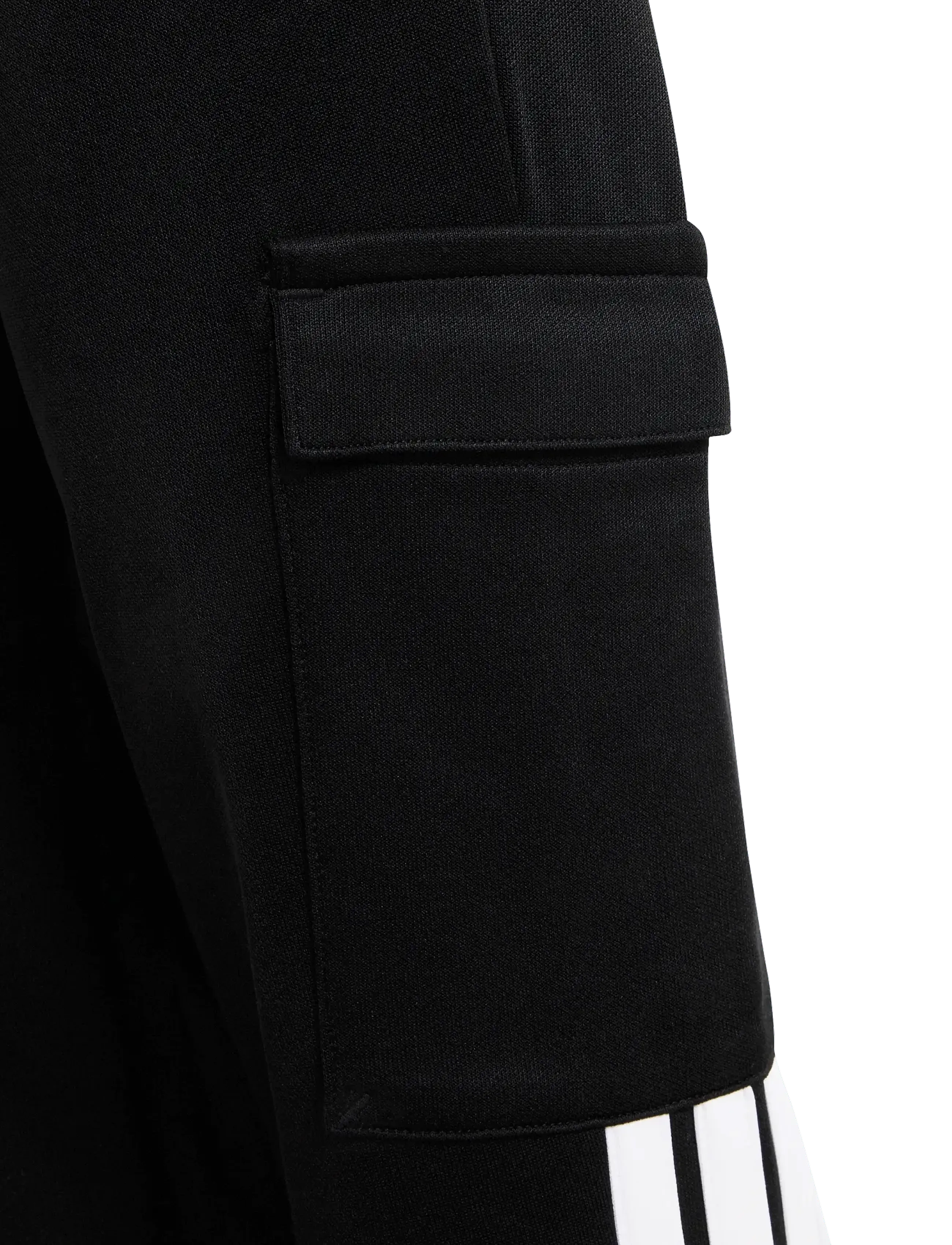 adidas Sportswear - J HOT PANT - sweatpants - black/white - 5