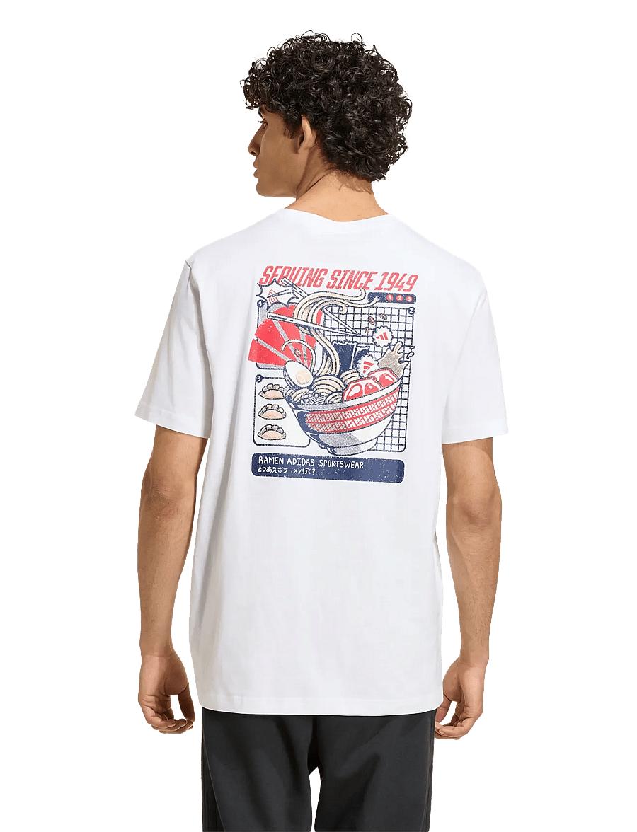 adidas Sportswear - M RAMEN T - t-shirts - white - 5