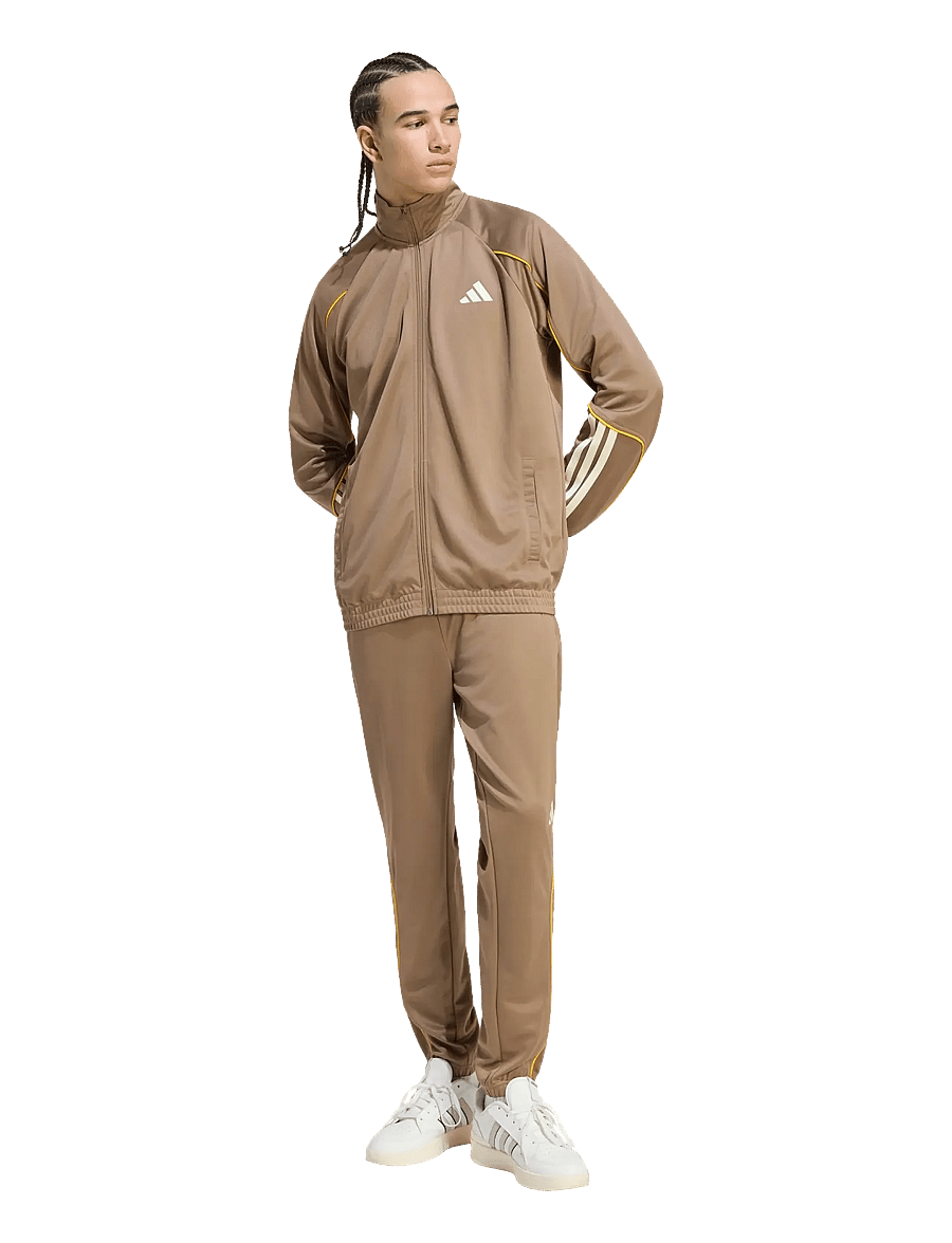 adidas Sportswear - M 3S STADIUM TS - tracksuits - khasix/ivory - 4
