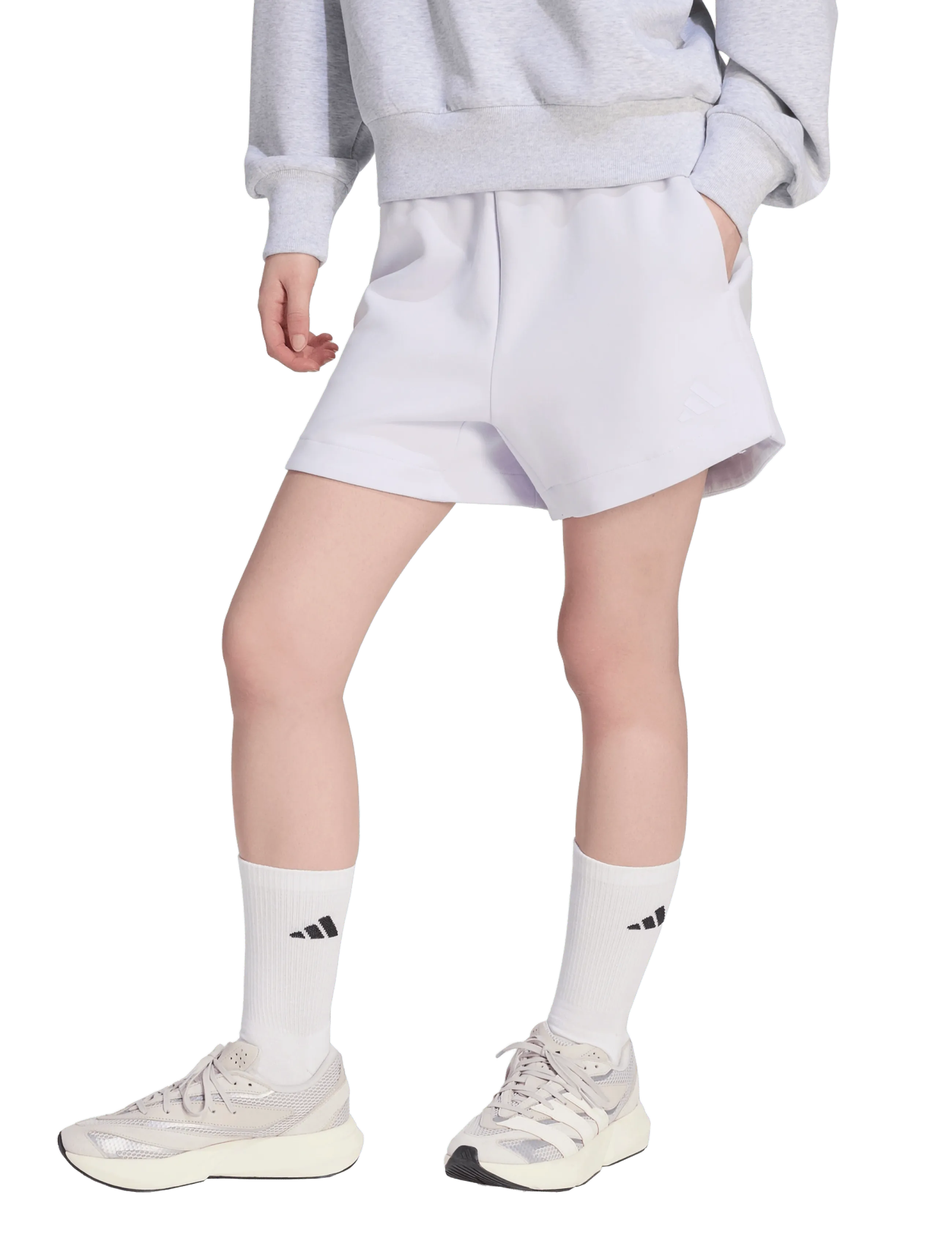 adidas Sportswear W All Szn Sl Sh, Schlitz Shorts, Weiß, Gr.M
